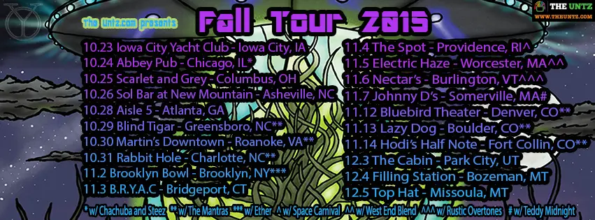 Yamn Announce 2015 Fall Tour Dates