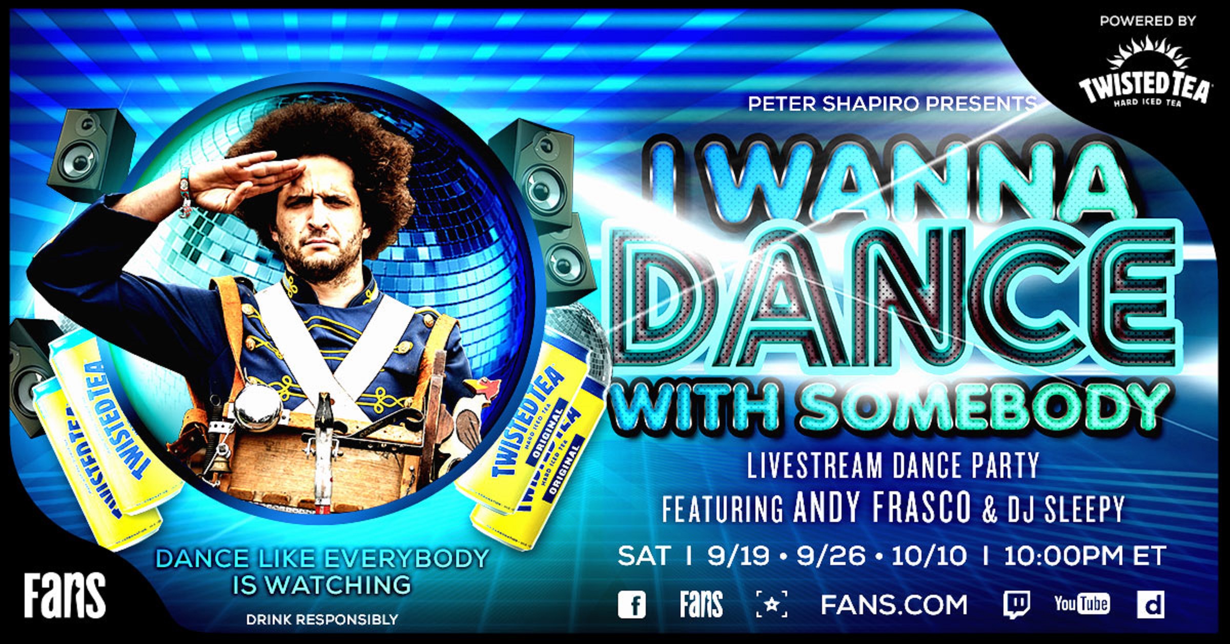 Andy Frasco's 'I Wanna Dance with Somebody' Returns on FANS This Saturday