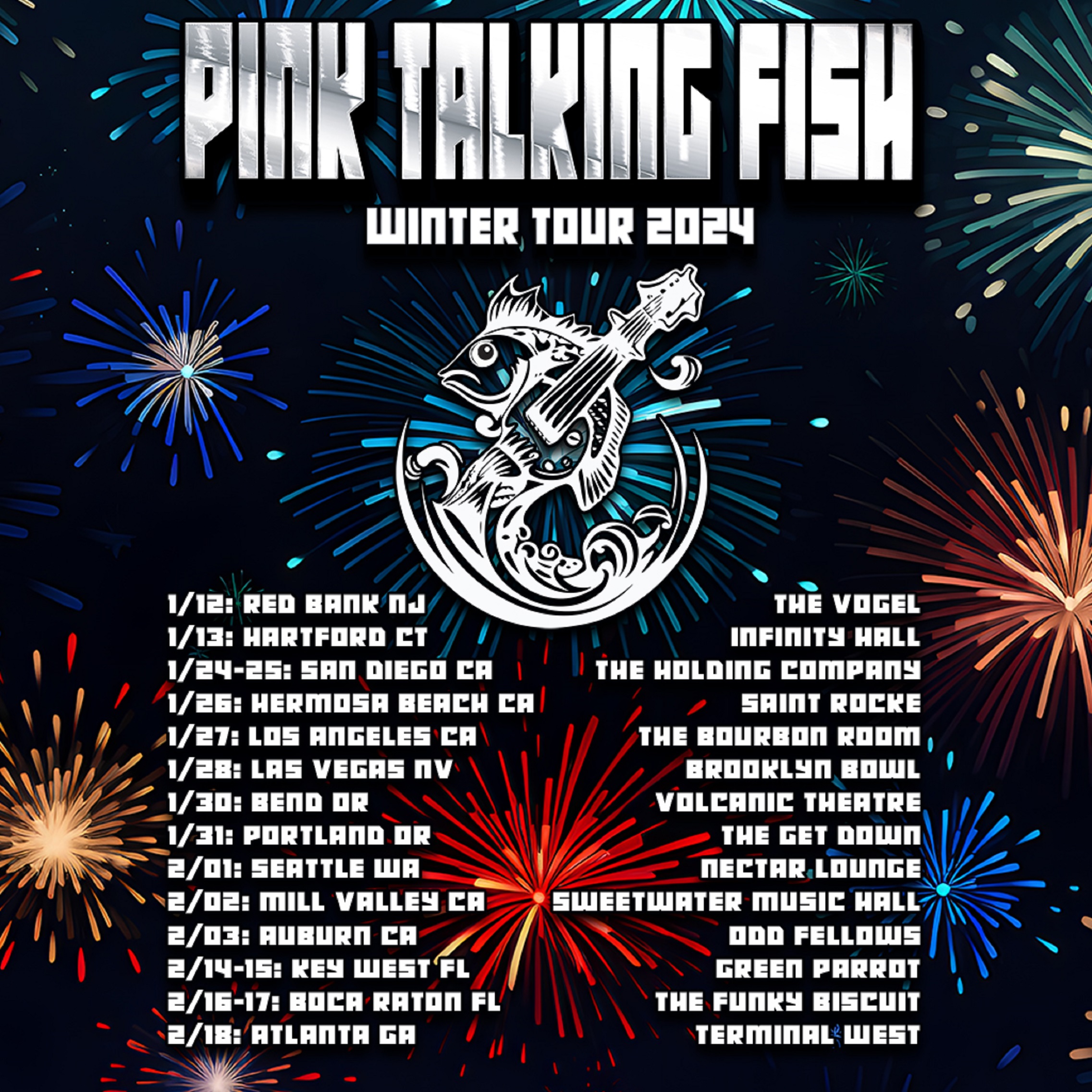 Pink Talking Fish 10 Year Anniversary Celebration Blazes On And Announcing 2024 Winter Tour