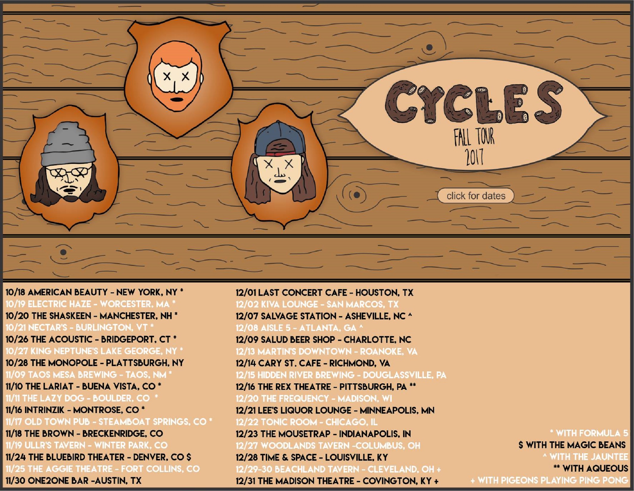 Cycles On Tour This Fall