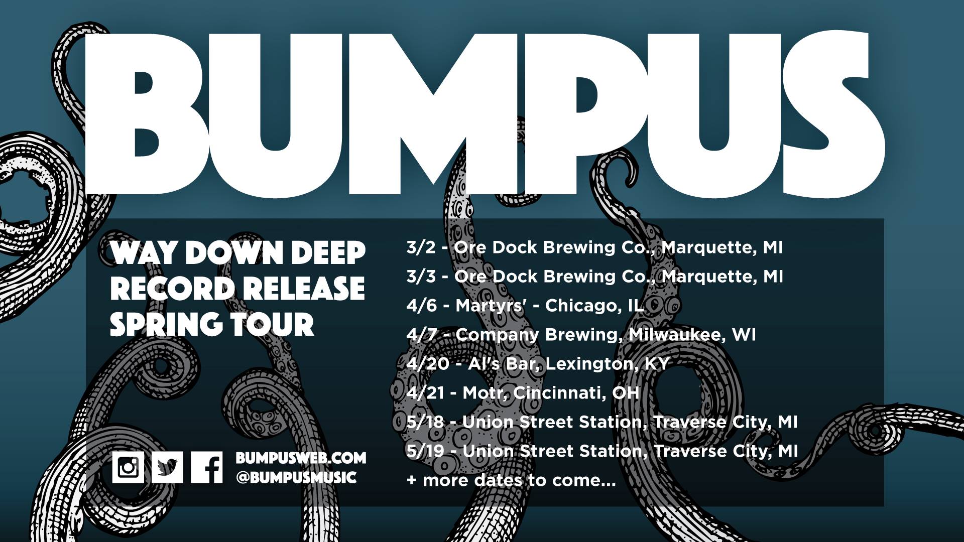 Bumpus Continue Legacy With Upcoming Release "Way Down Deep"