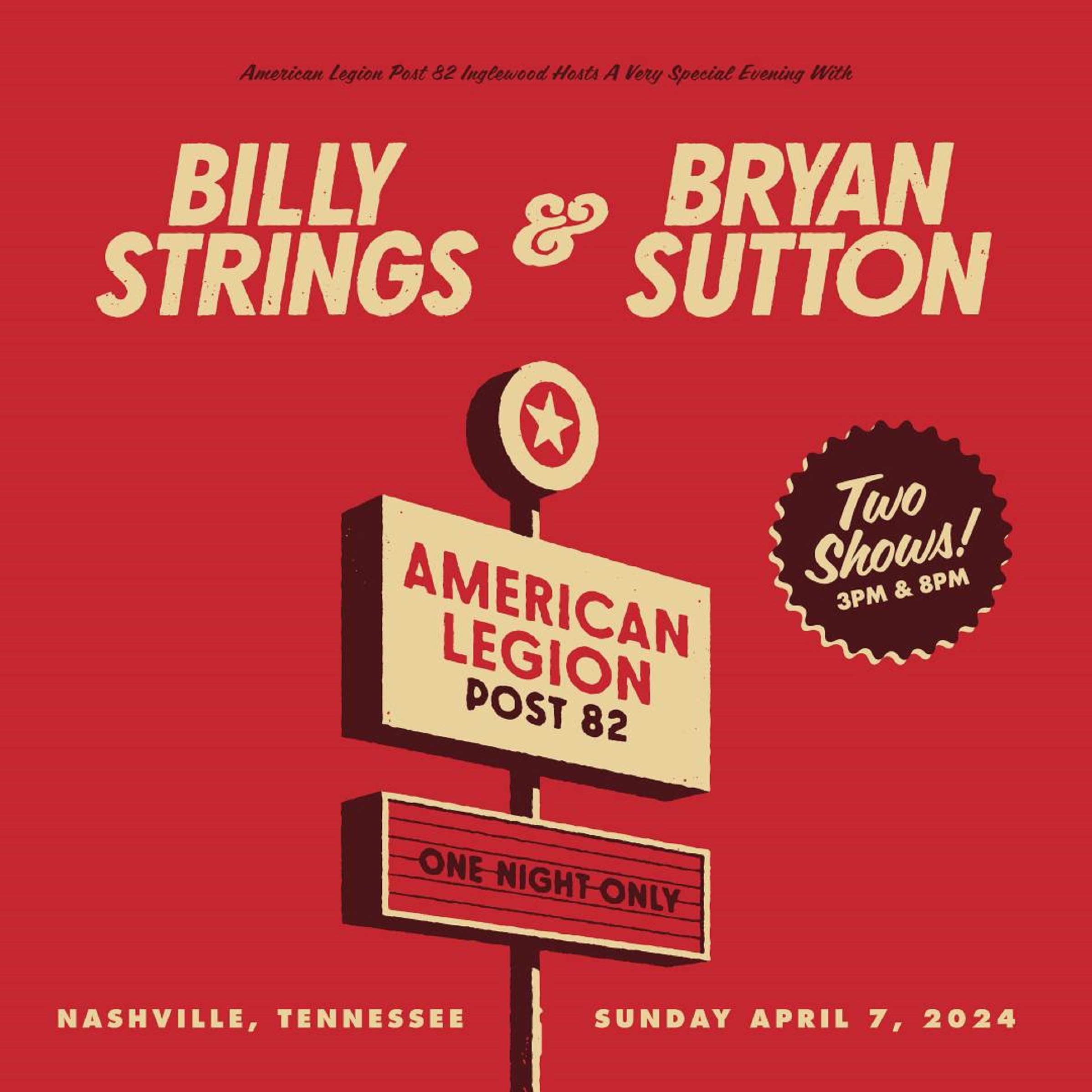 Bryan Sutton and Billy Strings Reunite for an Exclusive One-Night Performance in Nashville, TN