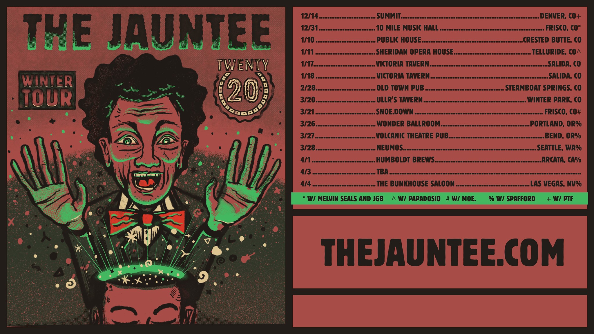 The Jauntee Announces Winter 2020 Tour