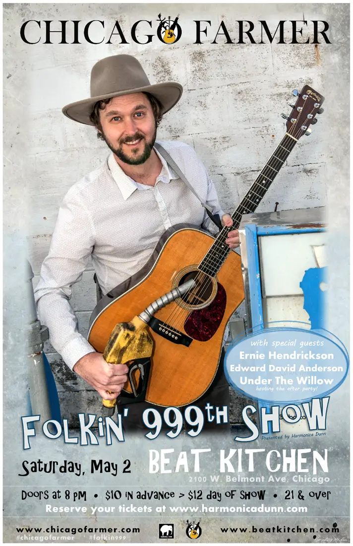 Chicago Farmer's Folkin' 999th Show to Feature New Song