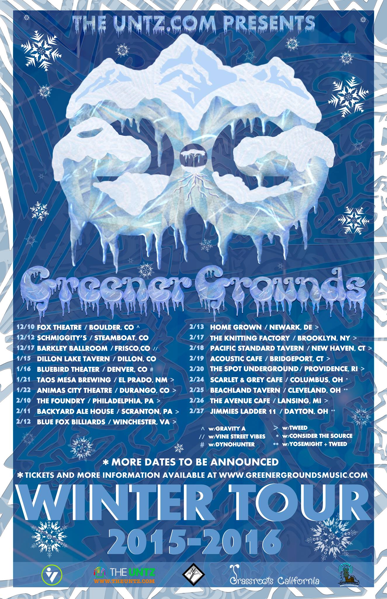 Greener Grounds Announce Winter Tour