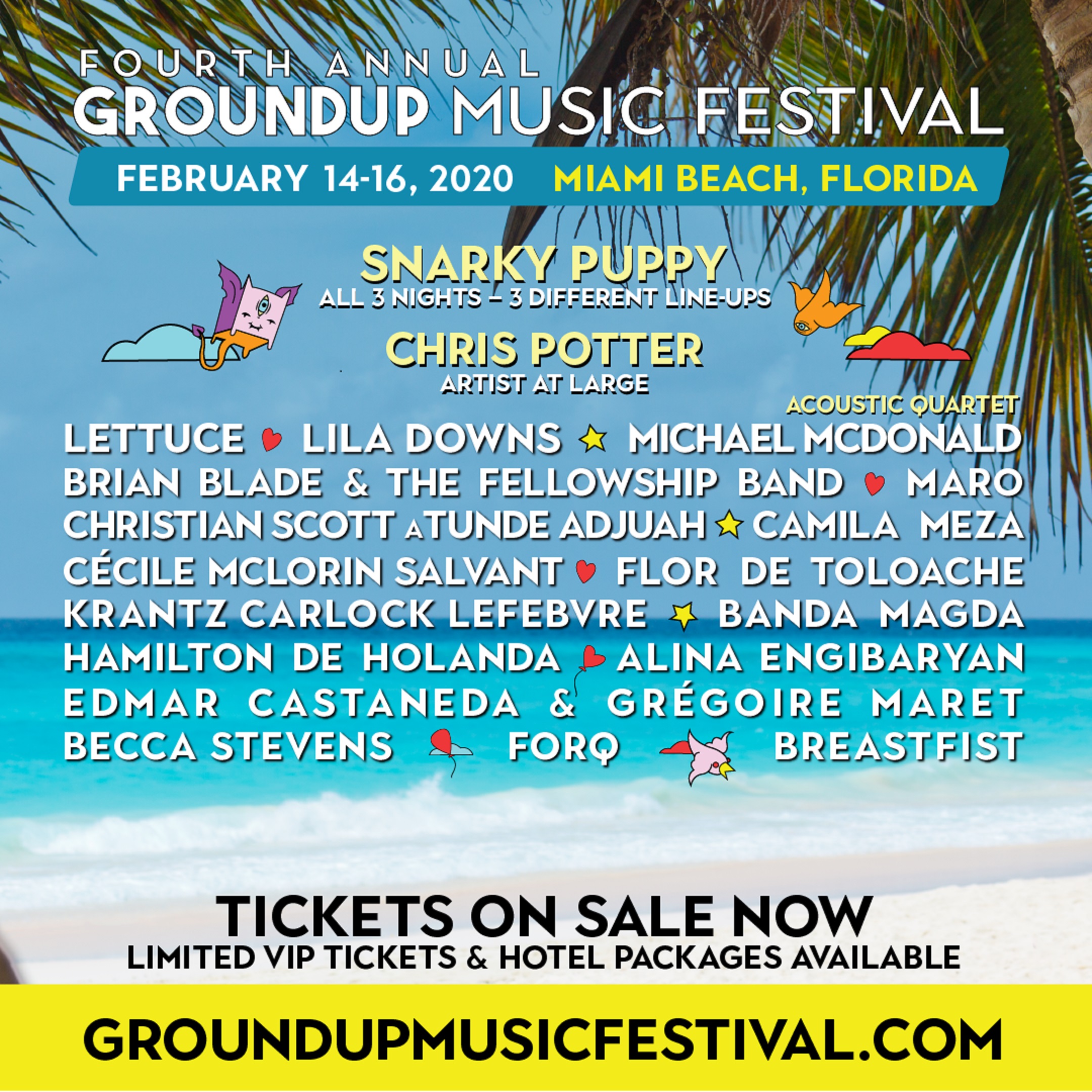 GroundUP Music Festival Reveals 2020 Lineup
