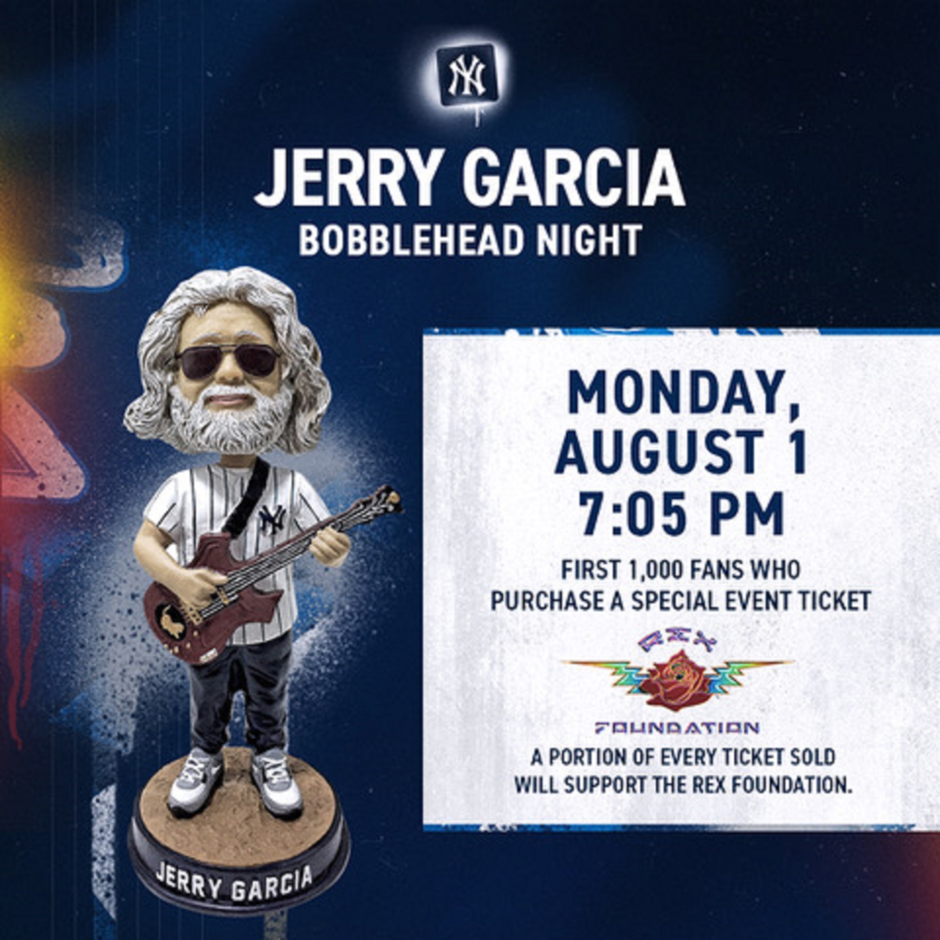 Celebrate Jerry Garcia's 80th Birthday at the Ball Park!