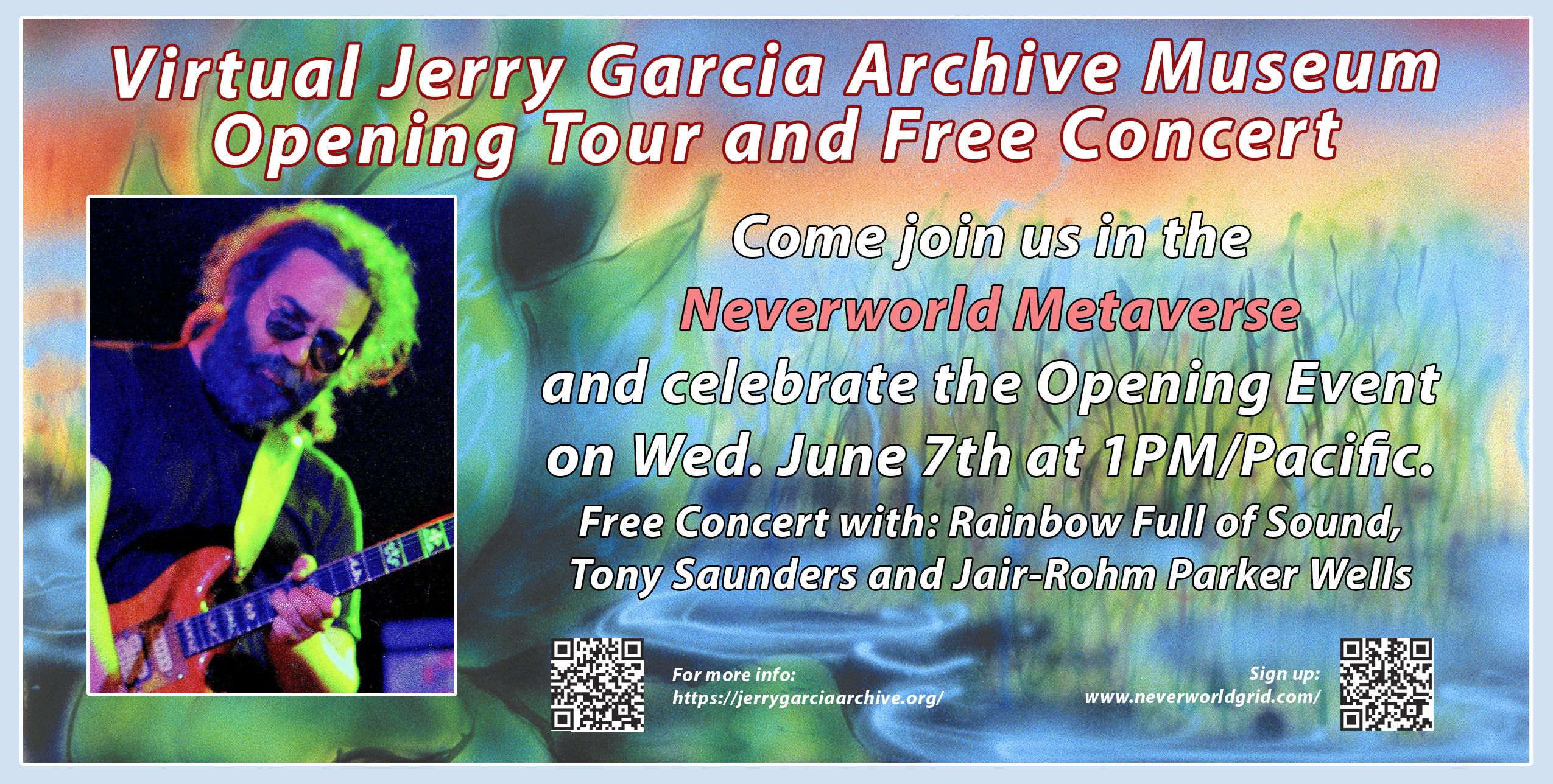 Virtual Jerry Garcia Archive Museum Opens With Free Concert and Tour
