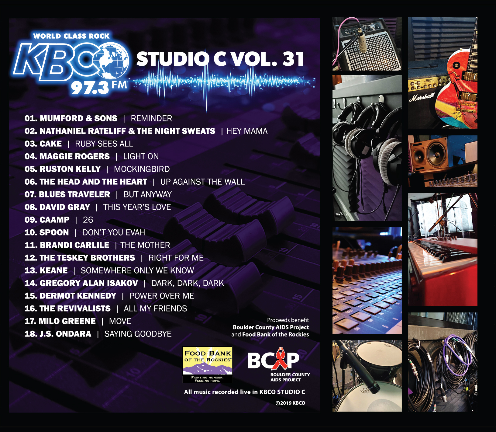 KBCO Announces Studio C Volume 31
