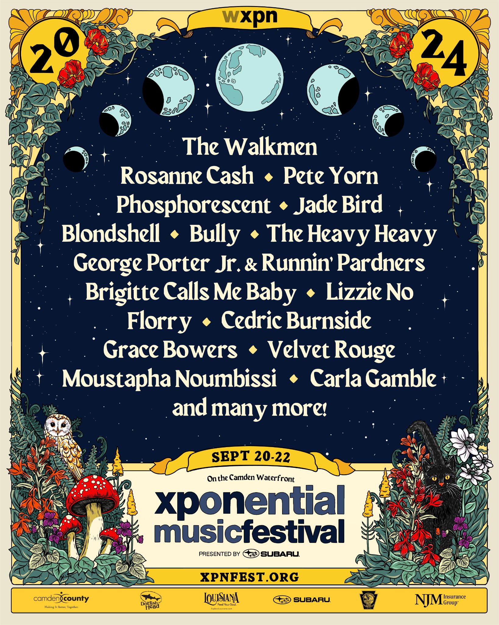 WXPN adds 9 more artists to its 2024 XPoNential Music Festival