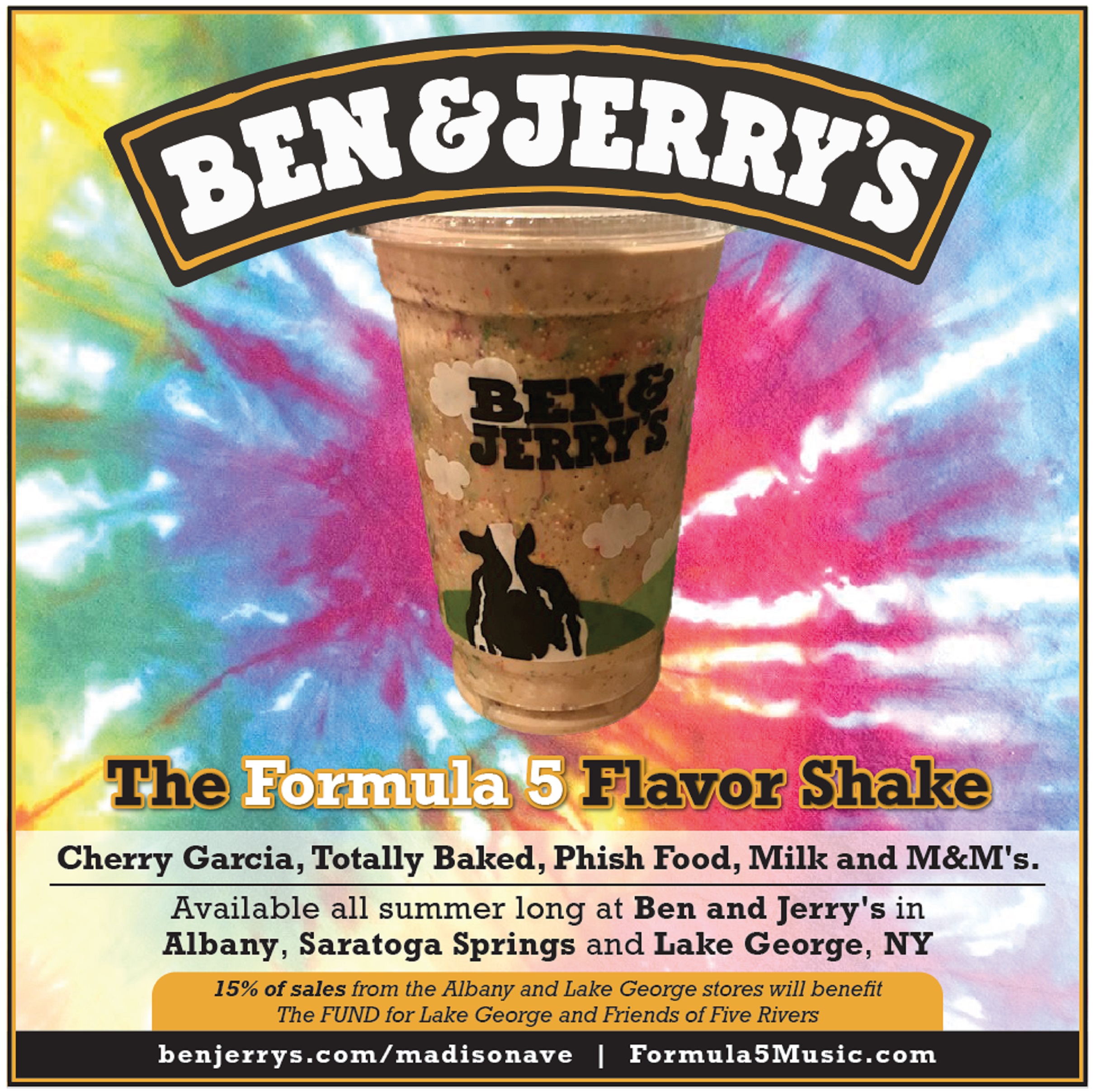 Formula 5 get their own shake at local Ben & Jerry’s Scoop Shop