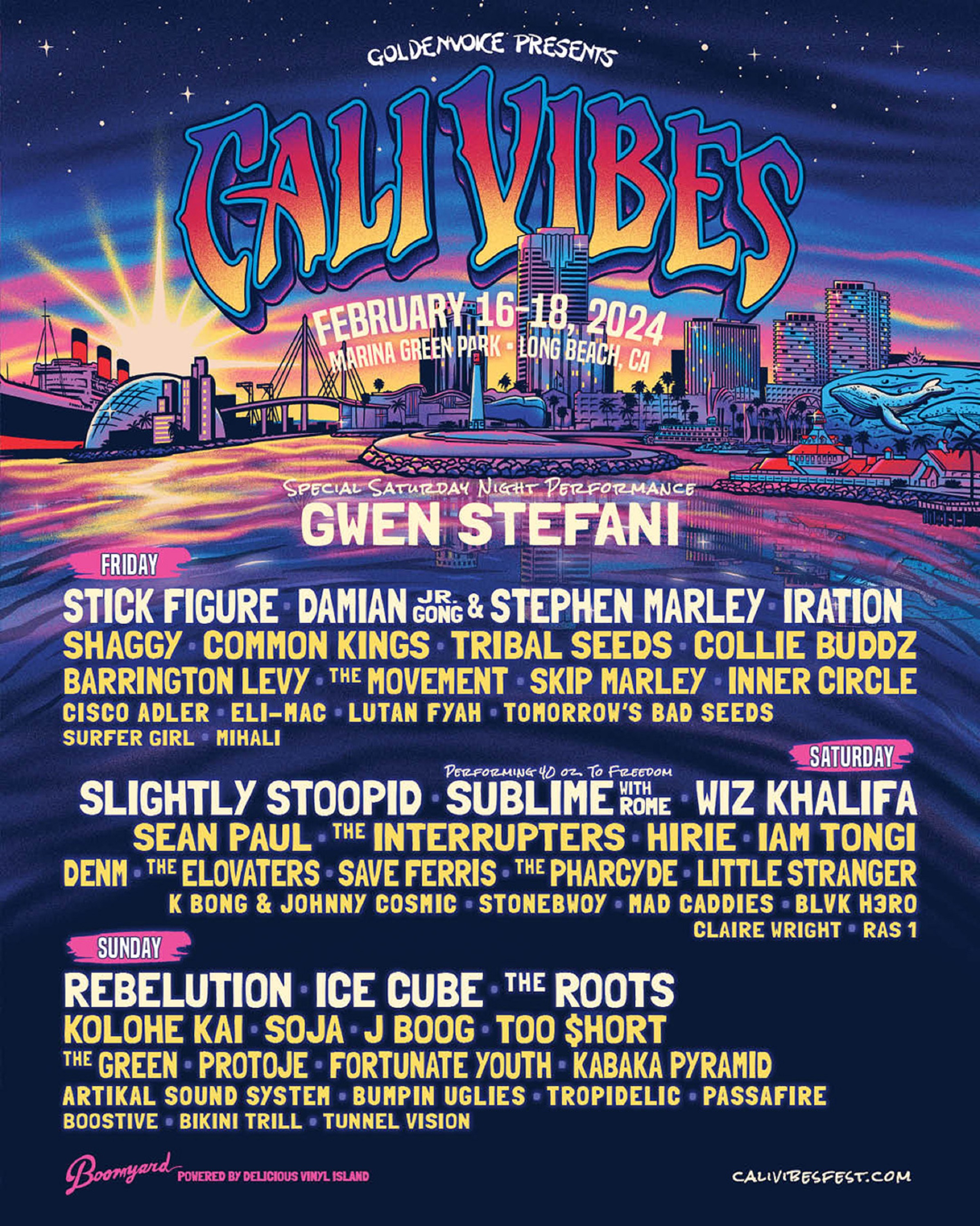Cali Vibes Fest 2024: A Celebration of Music and Culture at Marina Green Park, Long Beach