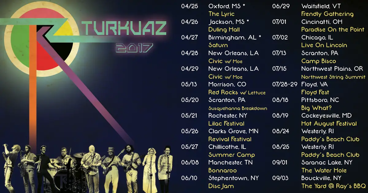 Turkuaz Announces Summer Club Dates
