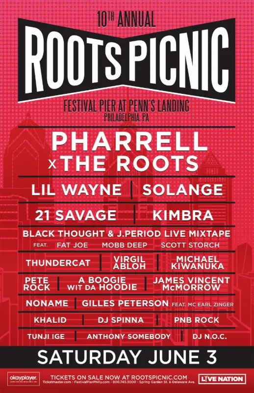 Roots Announce 10th Annual Roots Picnic