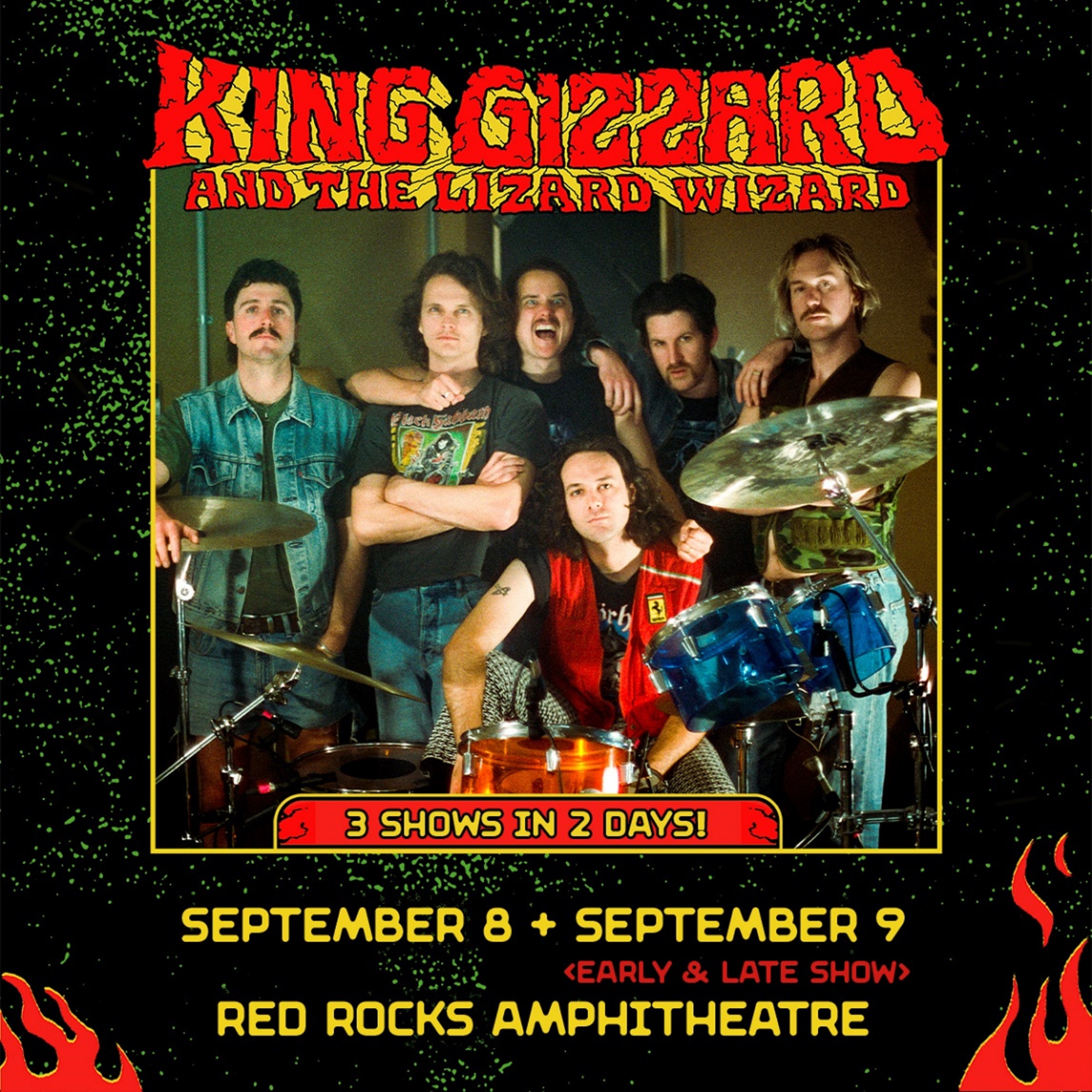 King Gizzard The Lizard Wizard To Electrify Red Rocks With Three