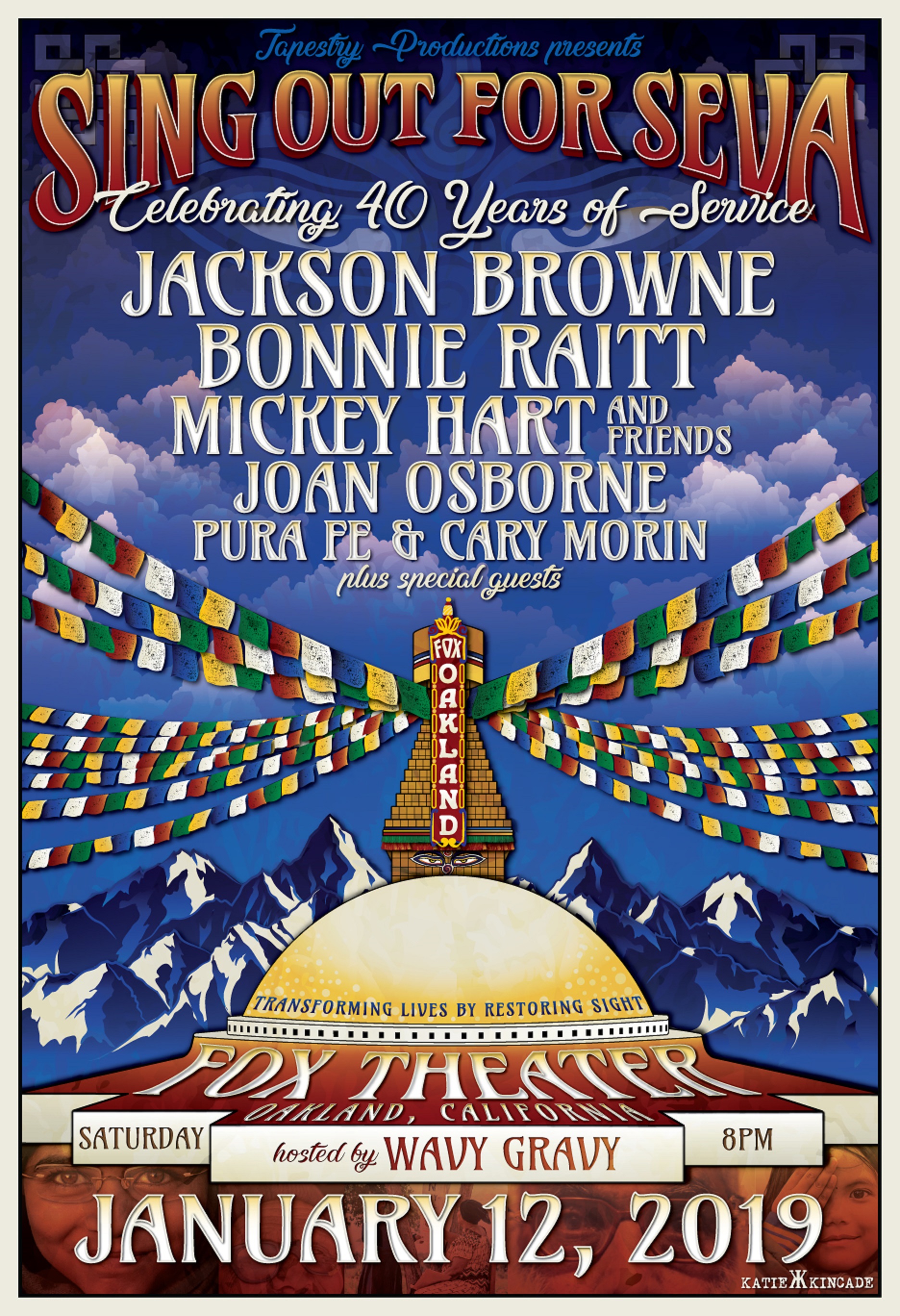 40 Years of Benefit Concerts for Seva - Jackson Browne, Bonnie Raitt to Play Anniversary