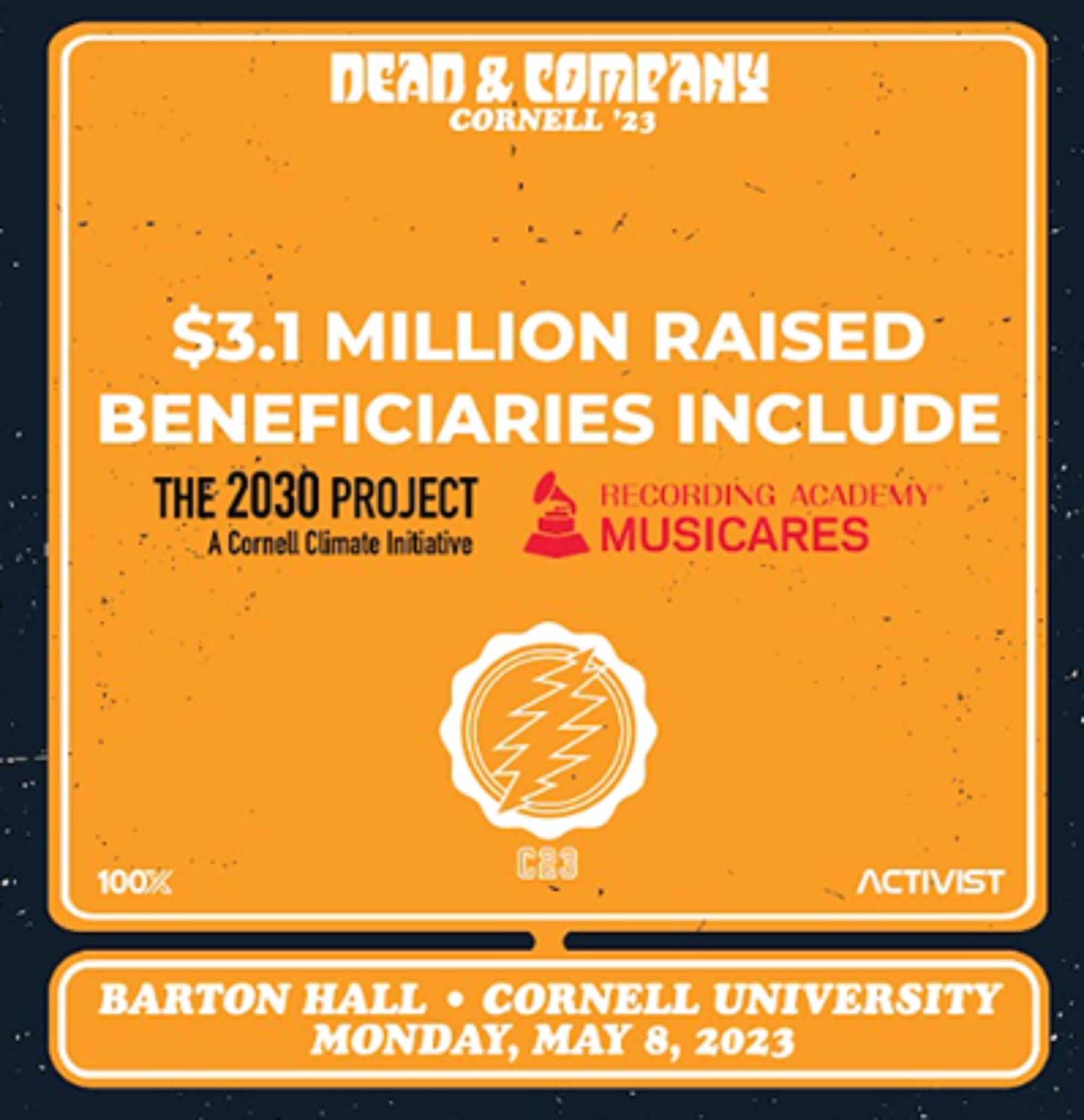 Dead & Company C23 Benefit Concert Raises $3.1 Million for Non-Profits