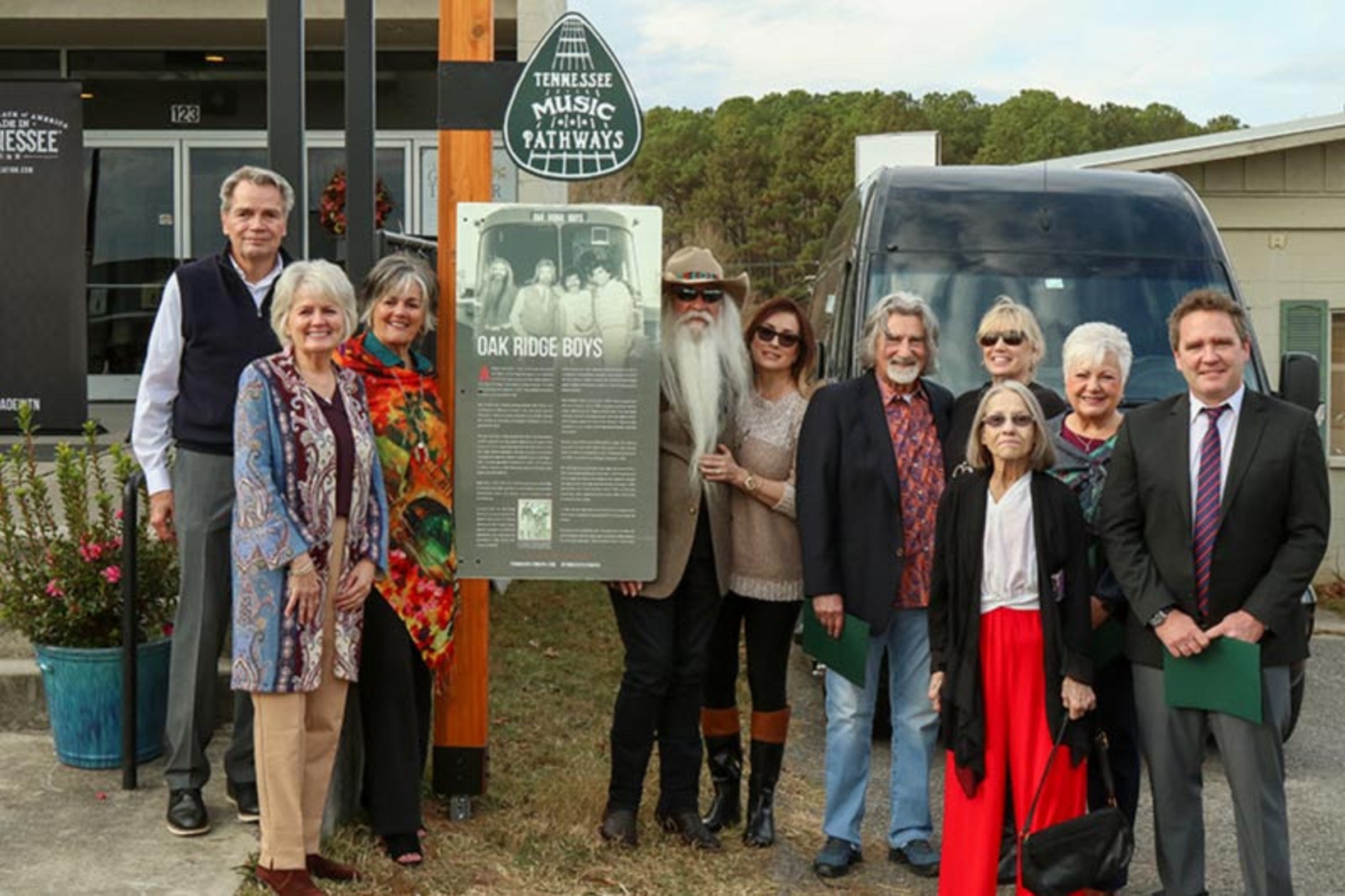 The Oak Ridge Boys Honored With "Tennessee Music Pathways" Marker In Oak Ridge, Tennessee