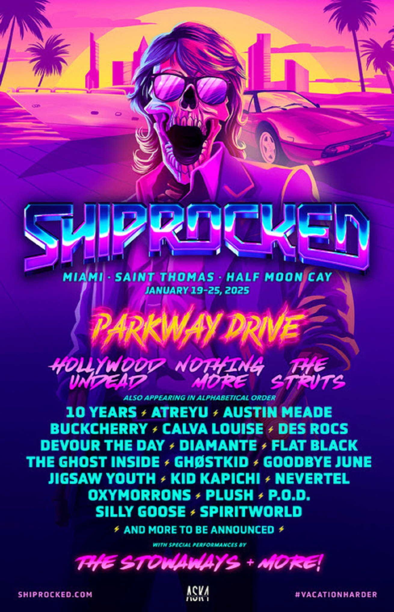 ShipRocked 2025 Initial Music Lineup Announced Grateful Web