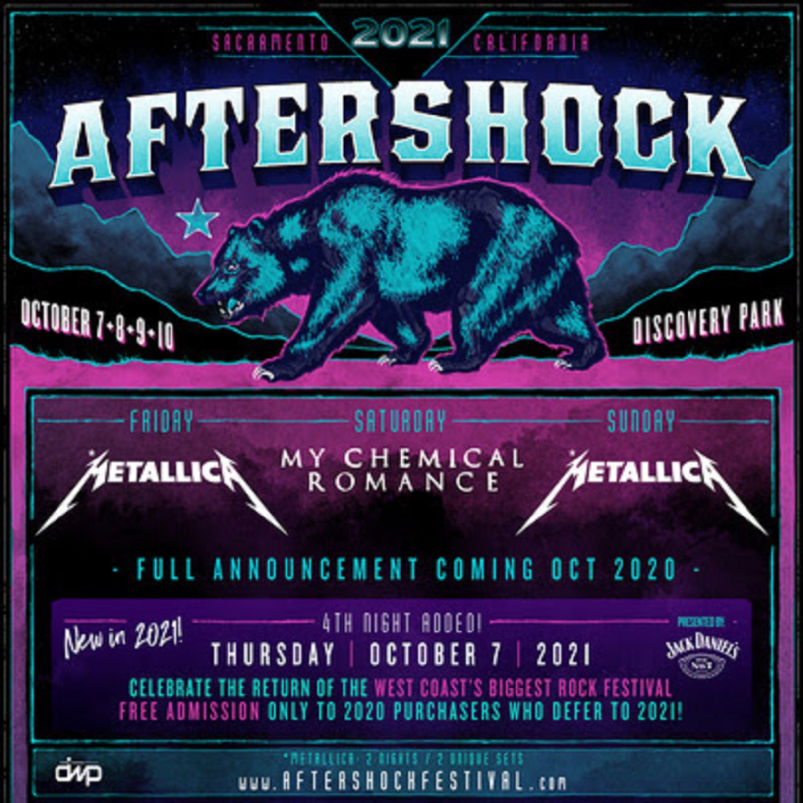 Aftershock Festival Rescheduled To October 7 10, 2021 Grateful Web