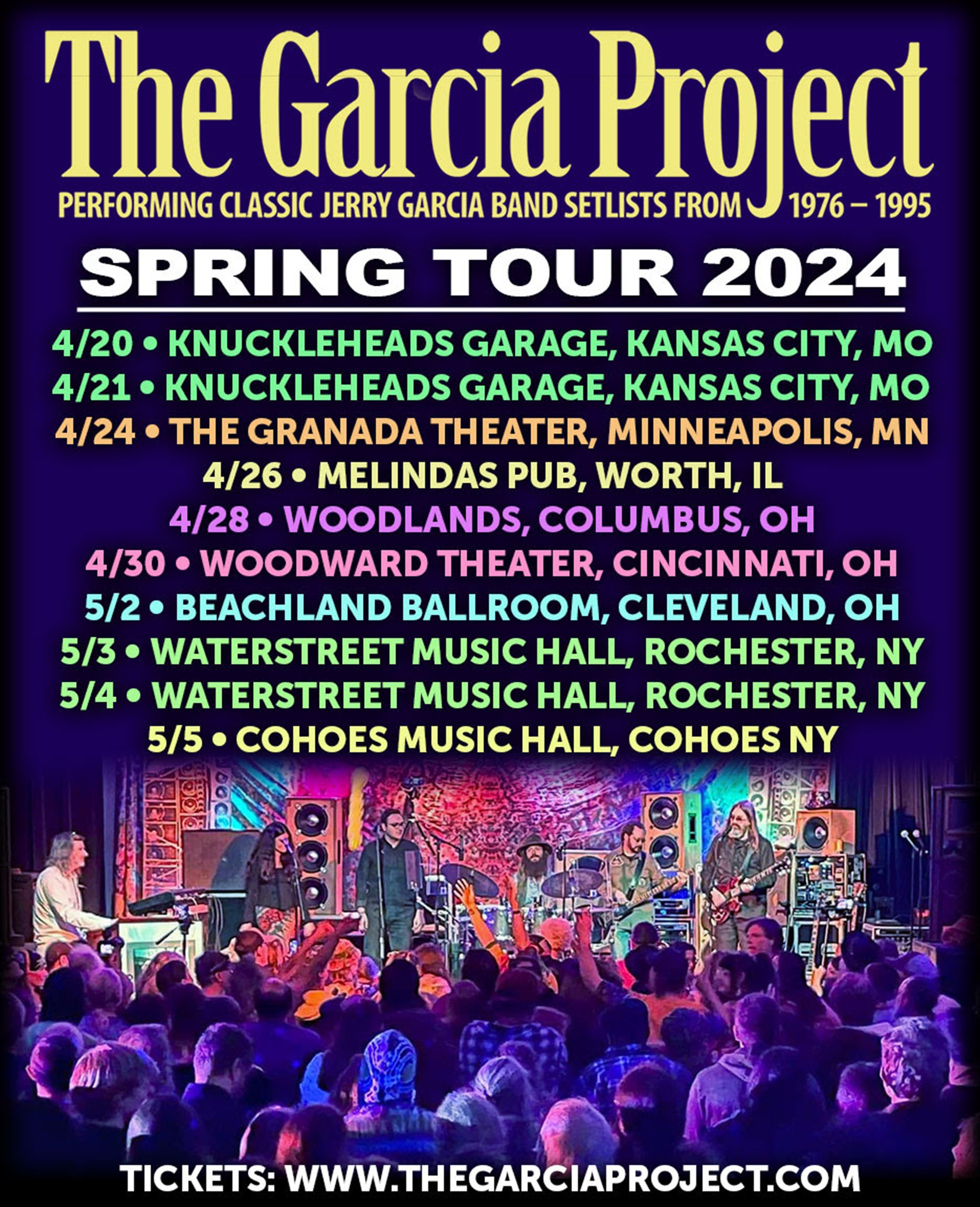 The Garcia Project 2024 Spring Tour Dates