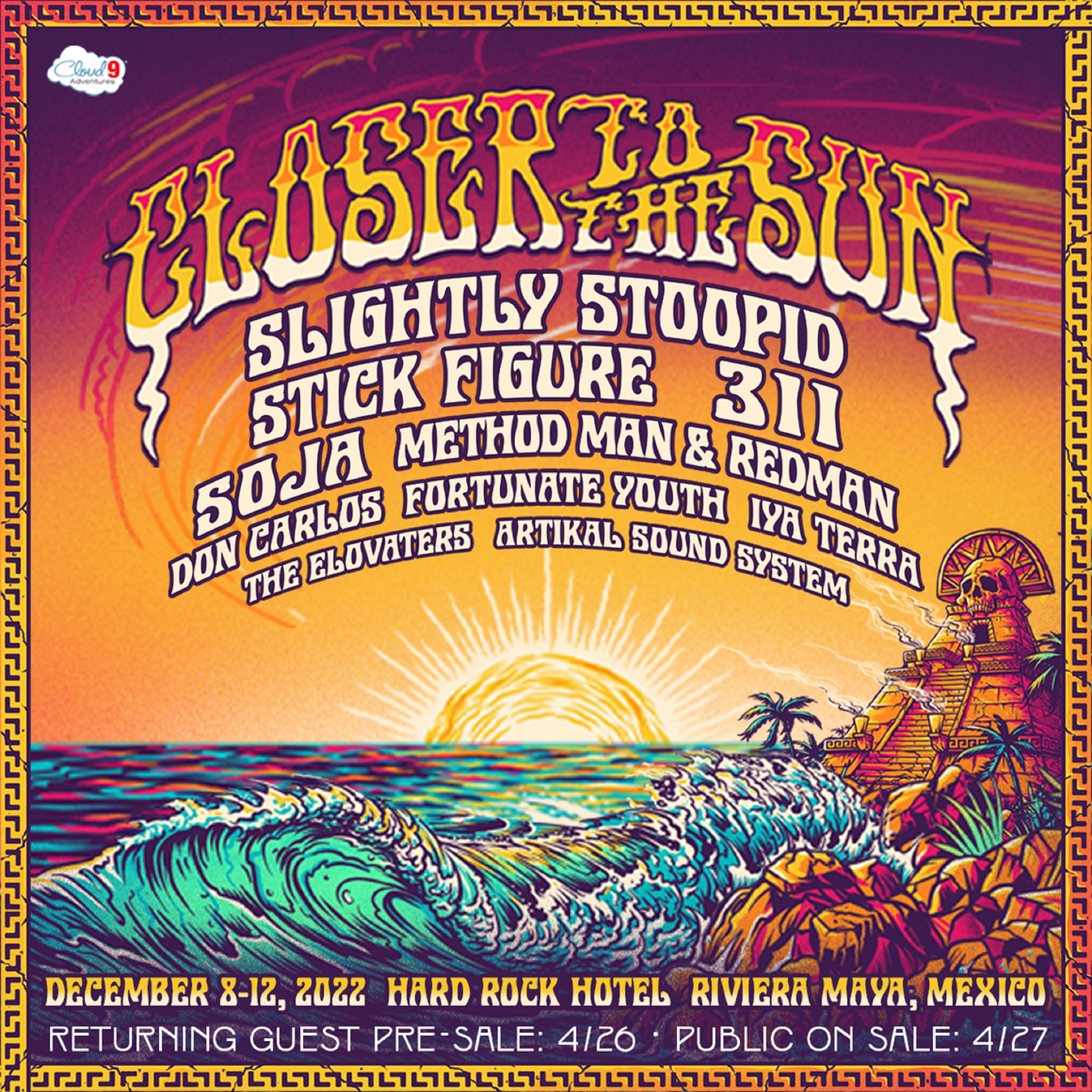 Slightly Stoopid Announces 'Closer to the Sun' Mexican Concert Vacation Details