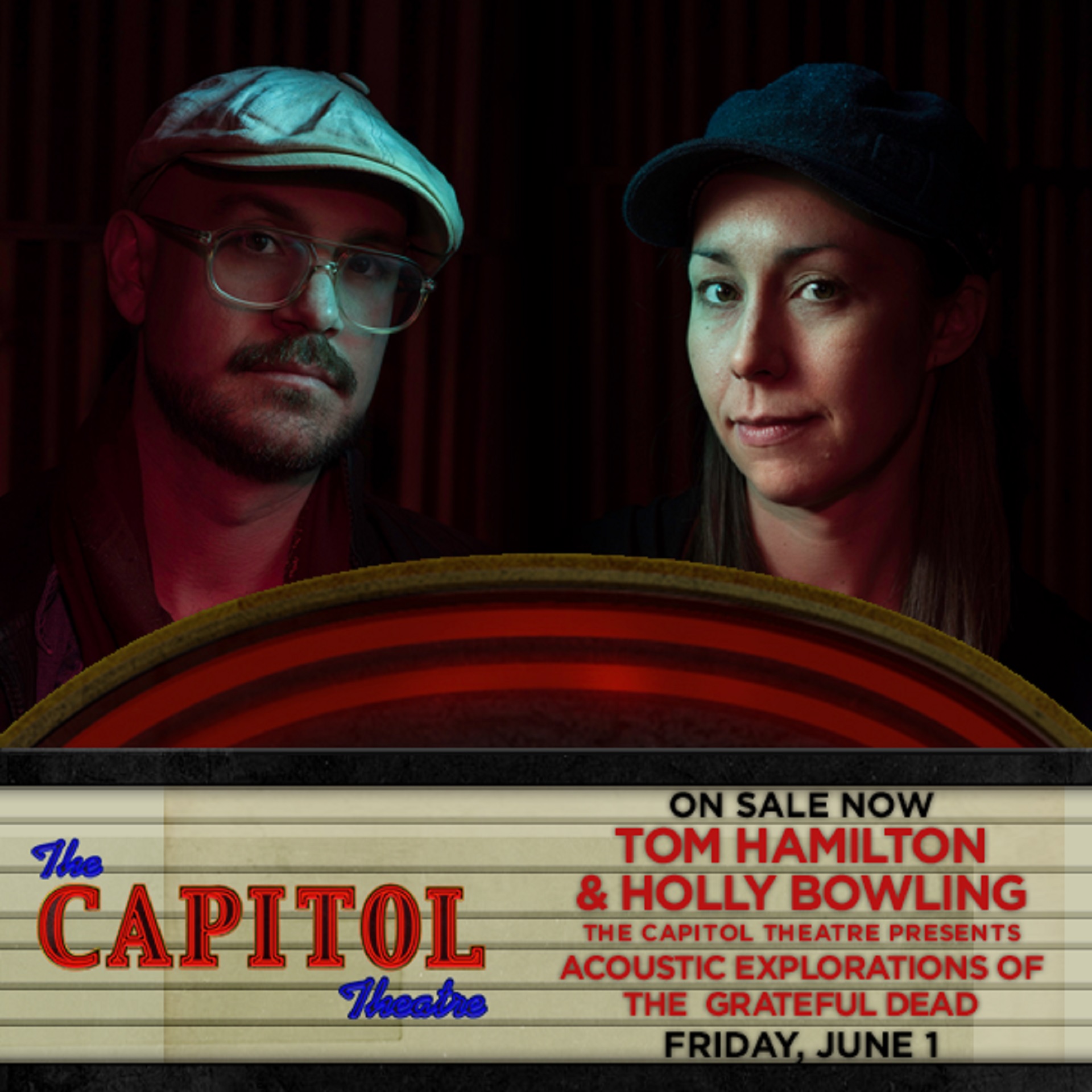 Tom Hamilton and Holly Bowling to perform Acoustic Explorations of The Grateful Dead
