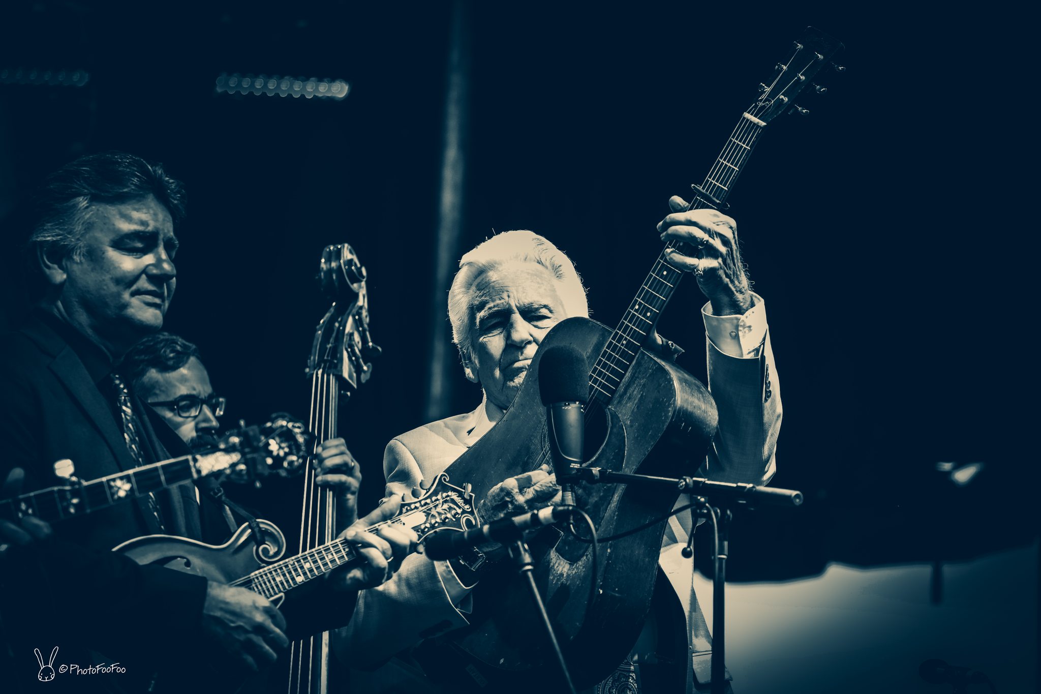 Ronnie, Alan Bartram and Del McCoury