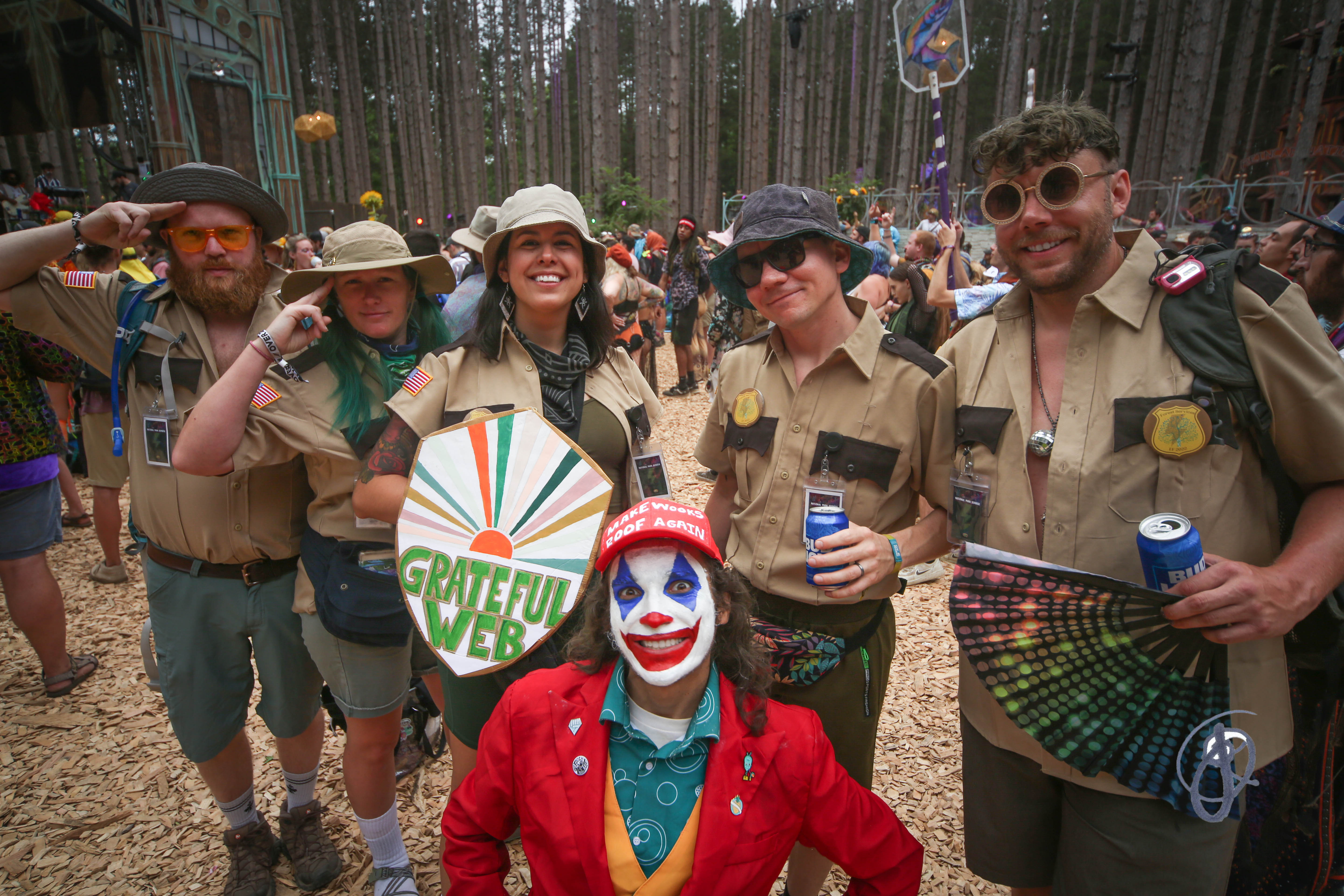 Forest Scouts outside the Observatory Stage | Electric Forest 22