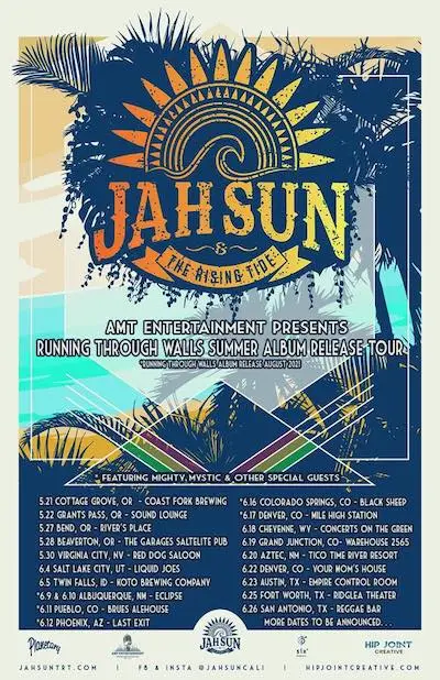 Jah Sun and The Rising Tide on tour now