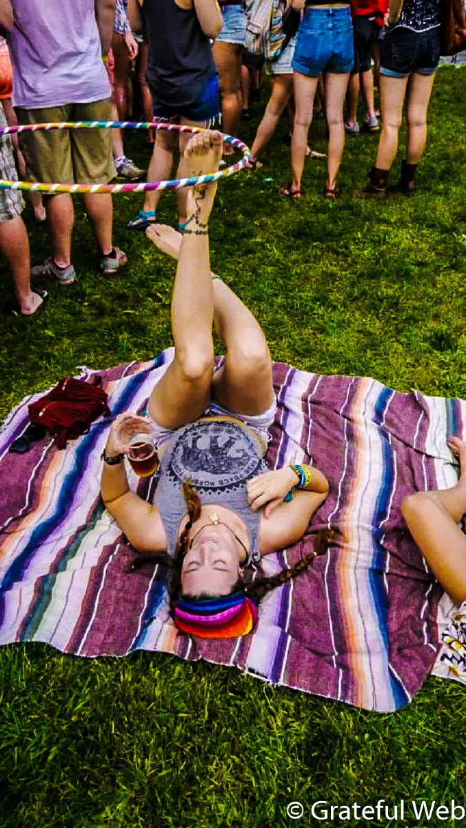 The Fannys of Forecastle – festival attendees show off their Fanny