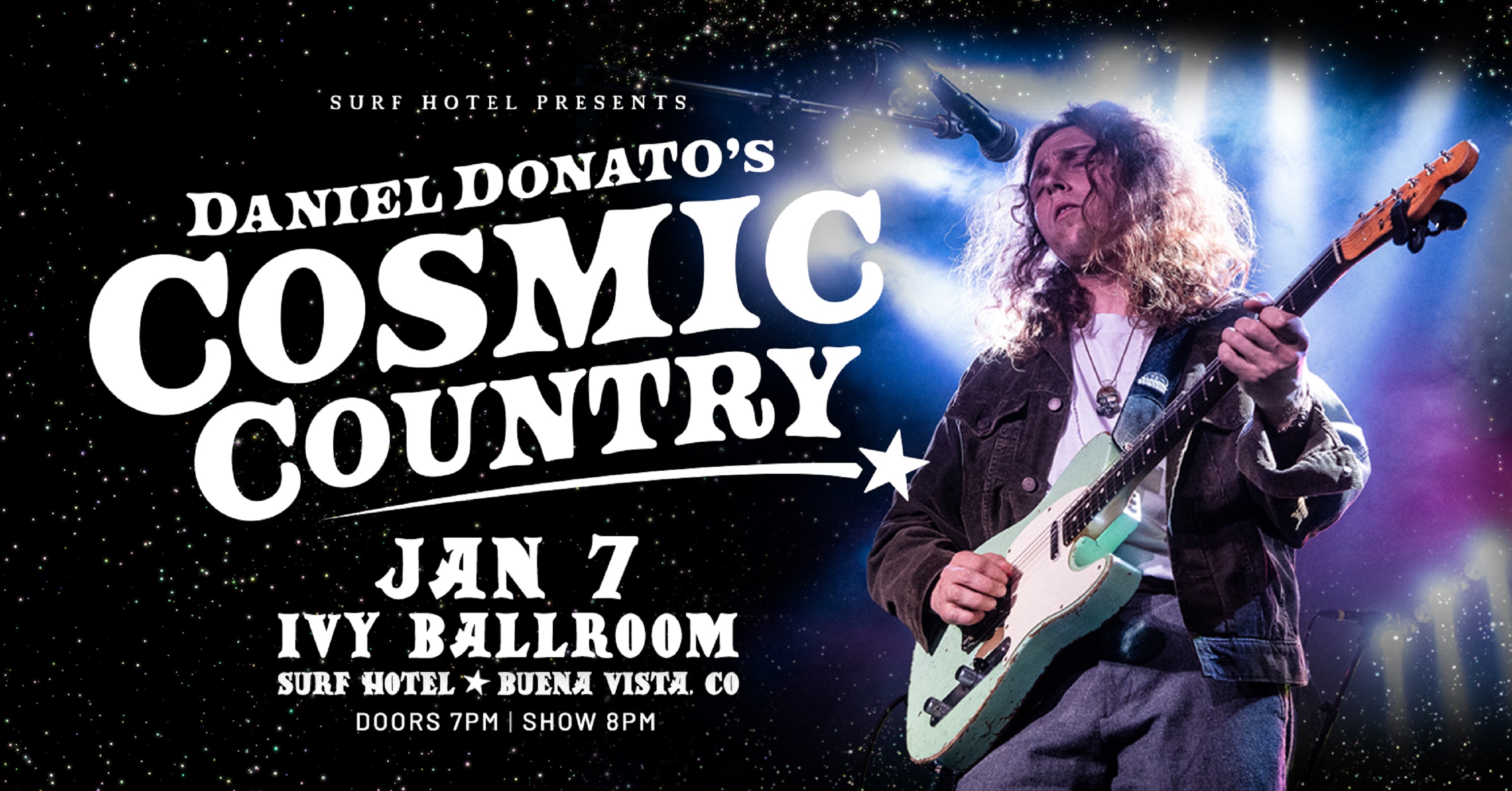 An Evening with Daniel Donato’s Cosmic Country in the Ivy Ballroom at Surf Hotel 