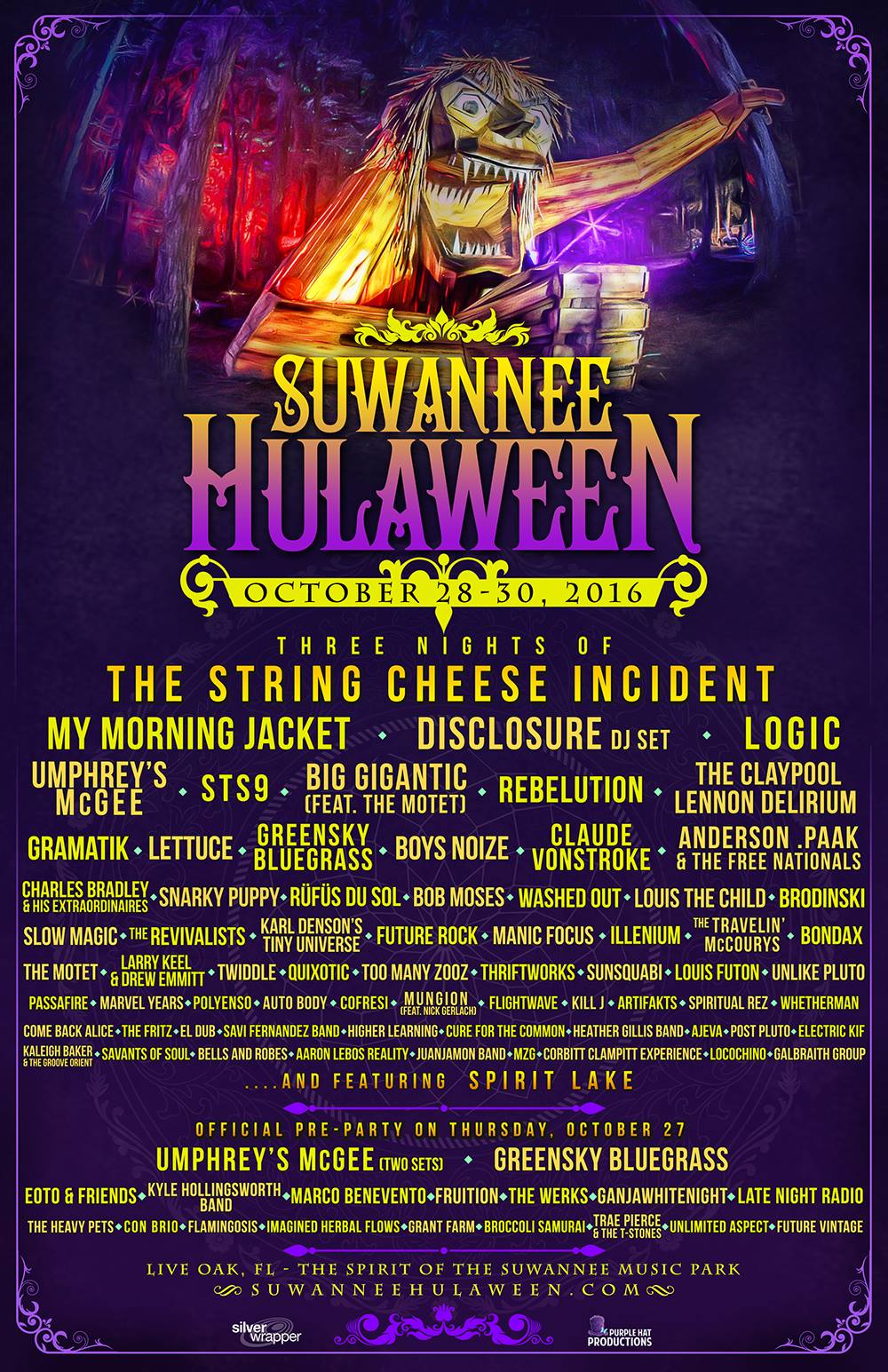 Suwannee Hulaween Unveils 2014 Schedule | Grateful Web