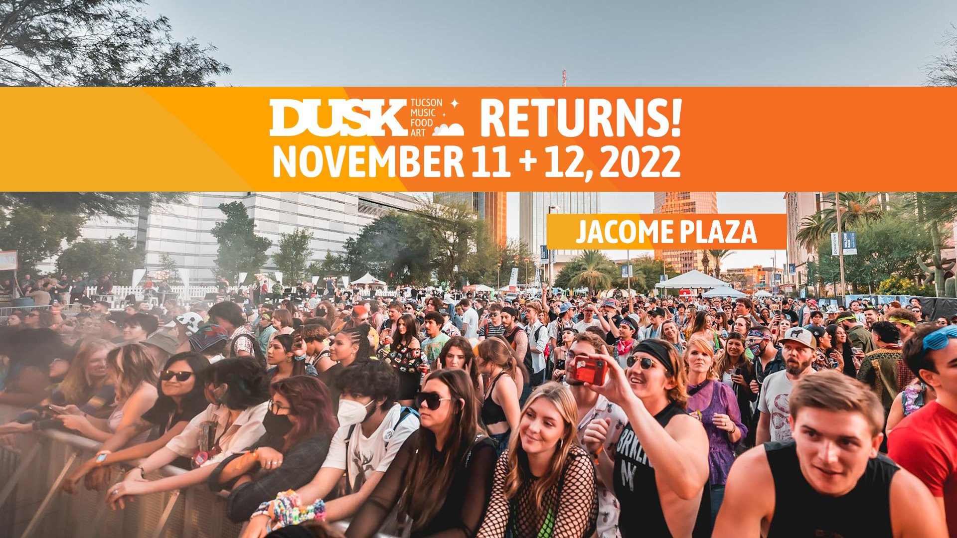 THE SUN ALSO RISES AS DUSK MUSIC FESTIVAL ANNOUNCES LINEUP FOR SIXTH ANNUAL EVENT, NOVEMBER 11 & 12, 2022