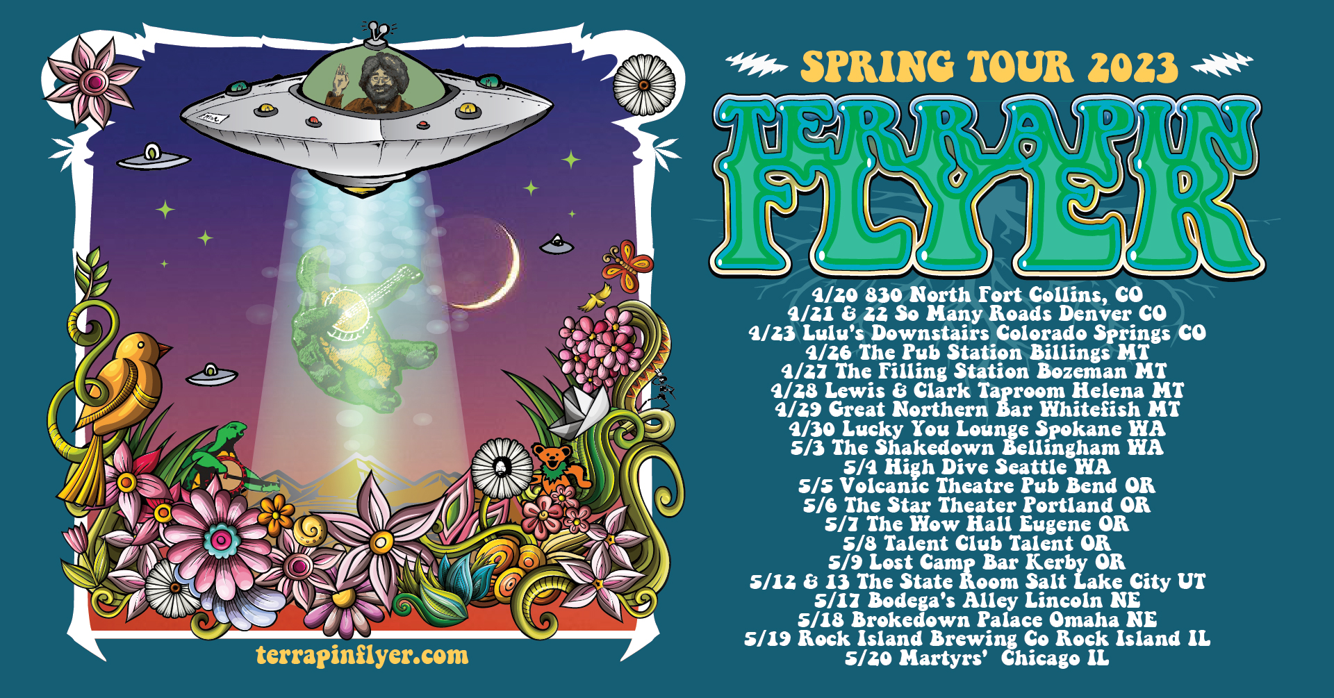 FROM CHICAGO TO THE COAST: TERRAPIN FLYER'S WESTERN WONDERLAND TOUR