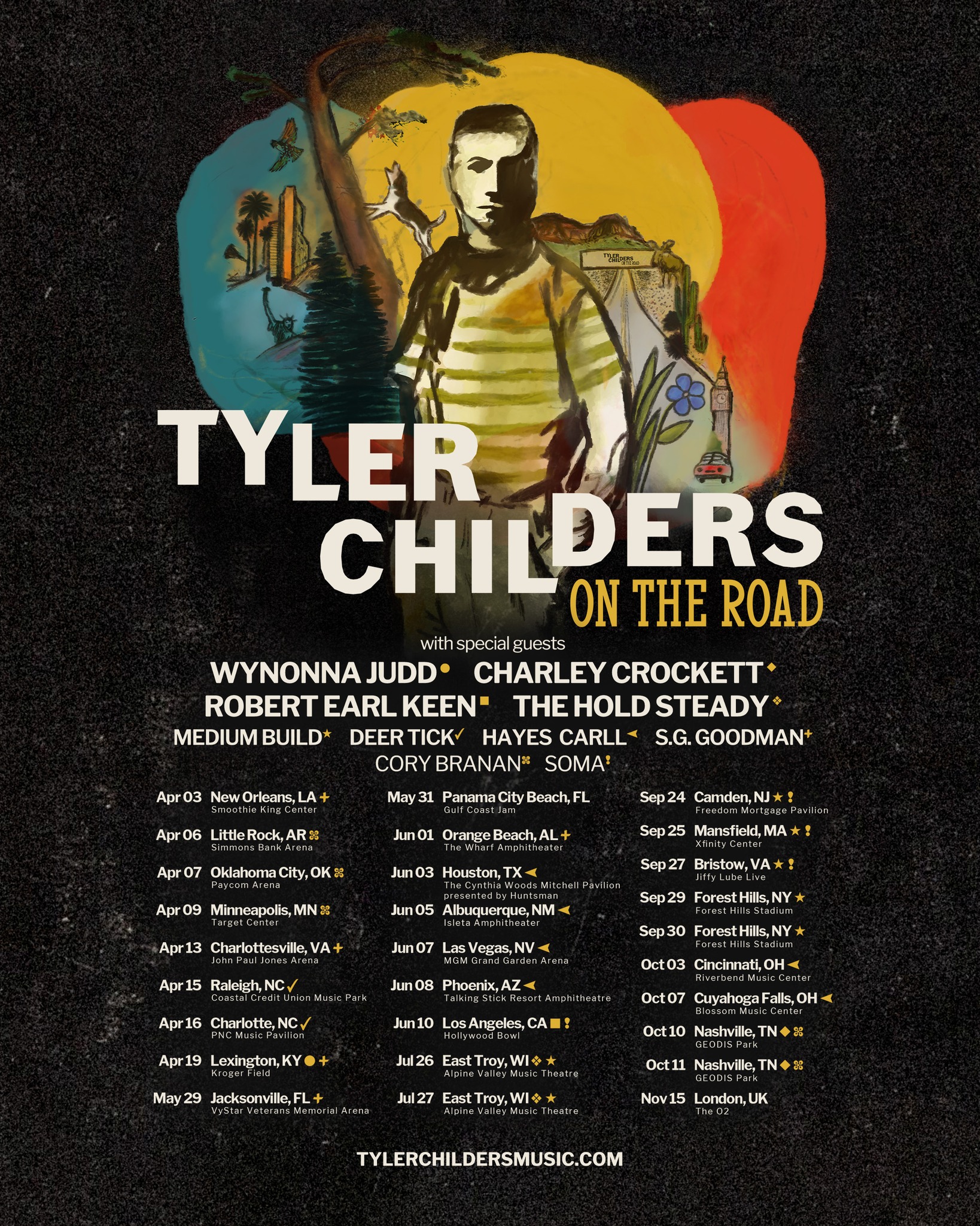 Tyler Childers confirms extensive 2025 headline tour