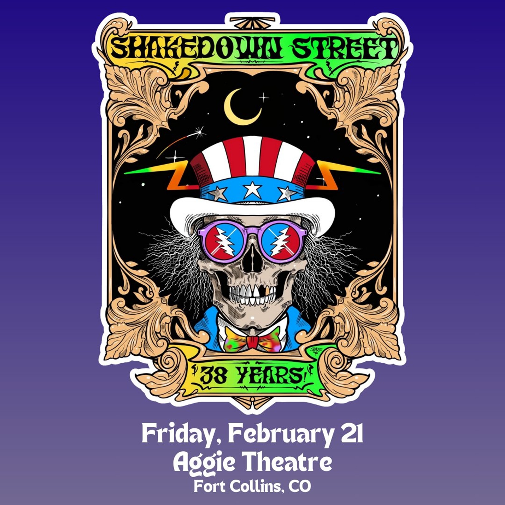 Shakedown Street Celebrates 38 Years of Grateful Dead Grooves at the Aggie Theatre