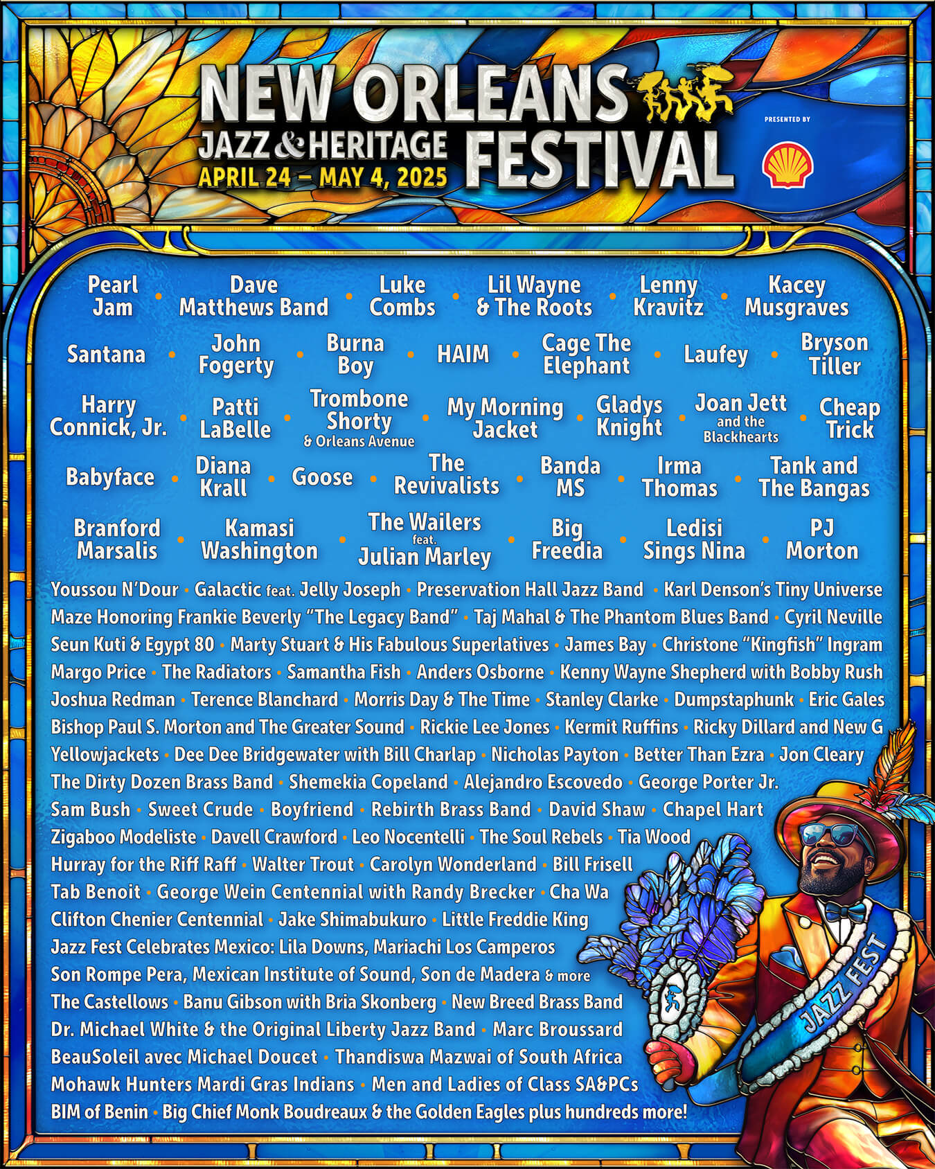 2025 New Orleans Jazz & Heritage Festival Lineup Announced