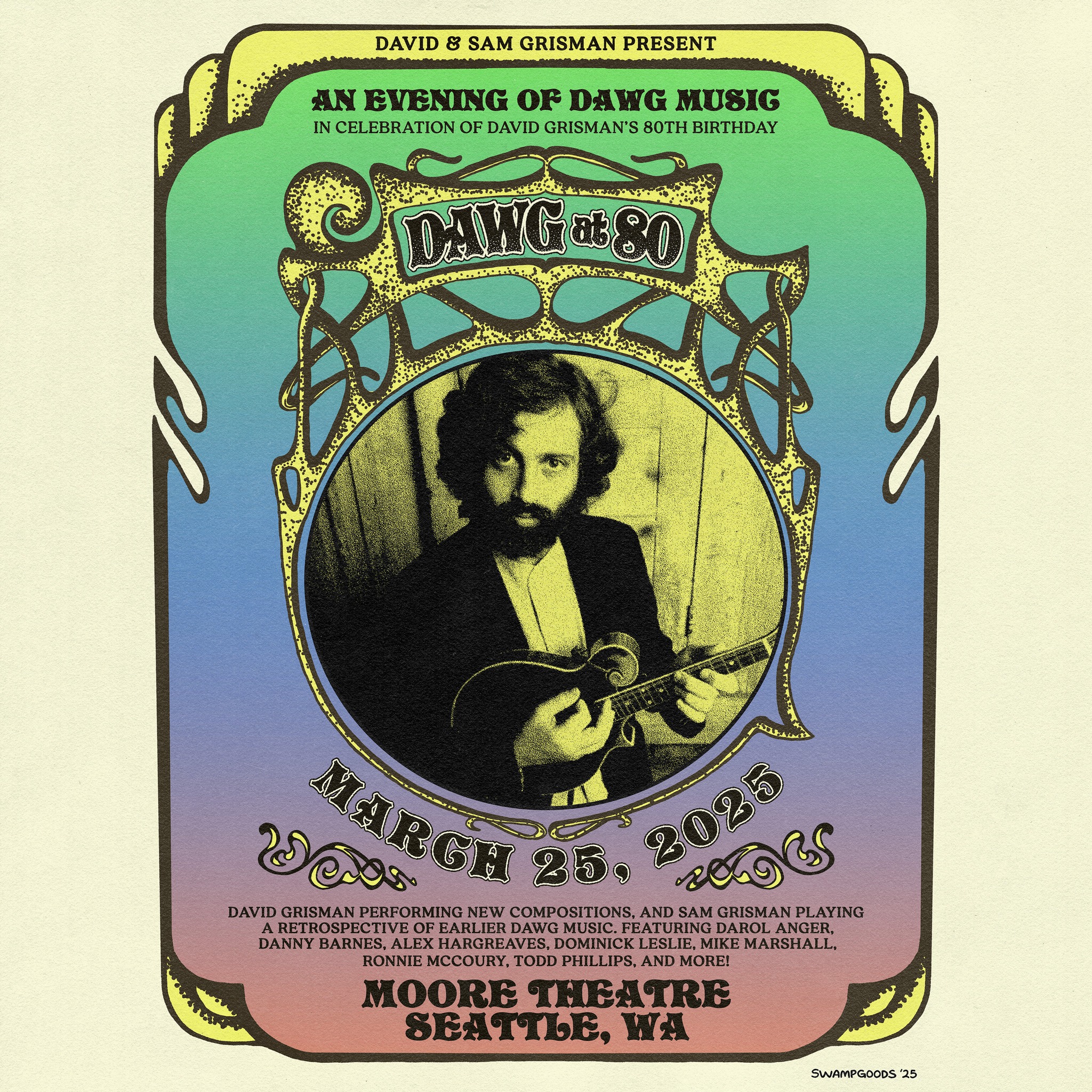 DAWG AT 80: A SPECIAL CELEBRATION OF DAVID GRISMAN’S 80TH BIRTHDAY