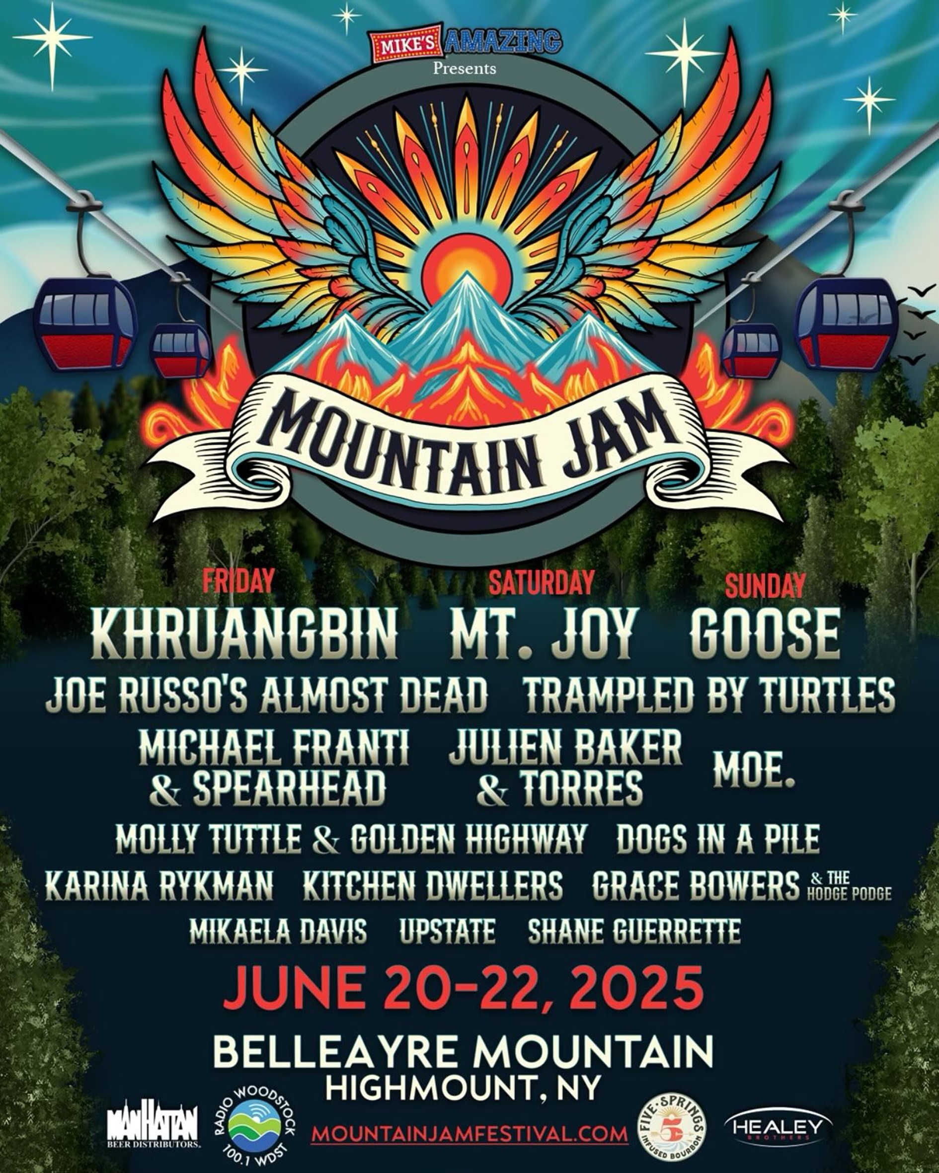 Mountain Jam 2025 Returns to the Catskills: A Triumphant Homecoming at Belleayre Mountain