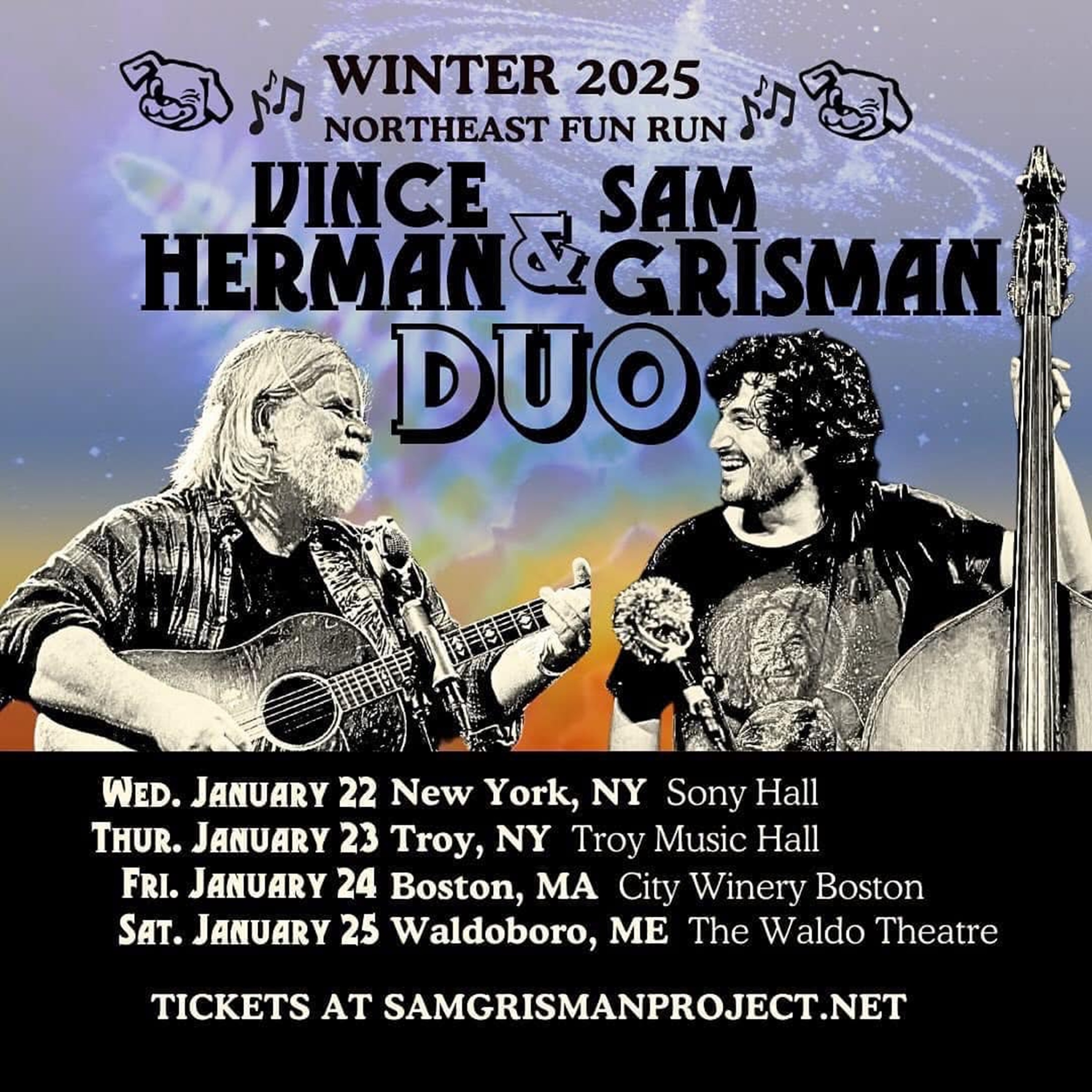 Vince Herman & Sam Grisman Duo Launch Northeast Mini-Tour