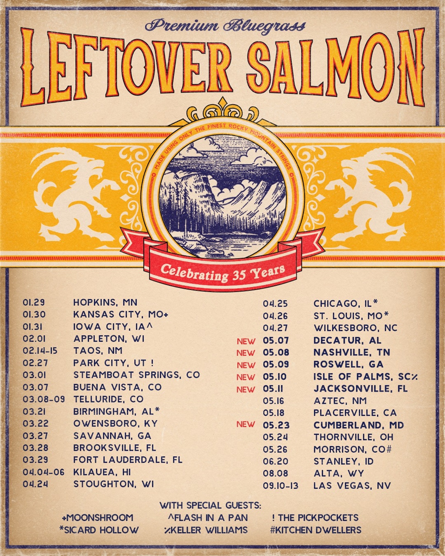 LEFTOVER SALMON CELEBRATES 35 YEARS WITH EXPANSIVE 2025 TOUR