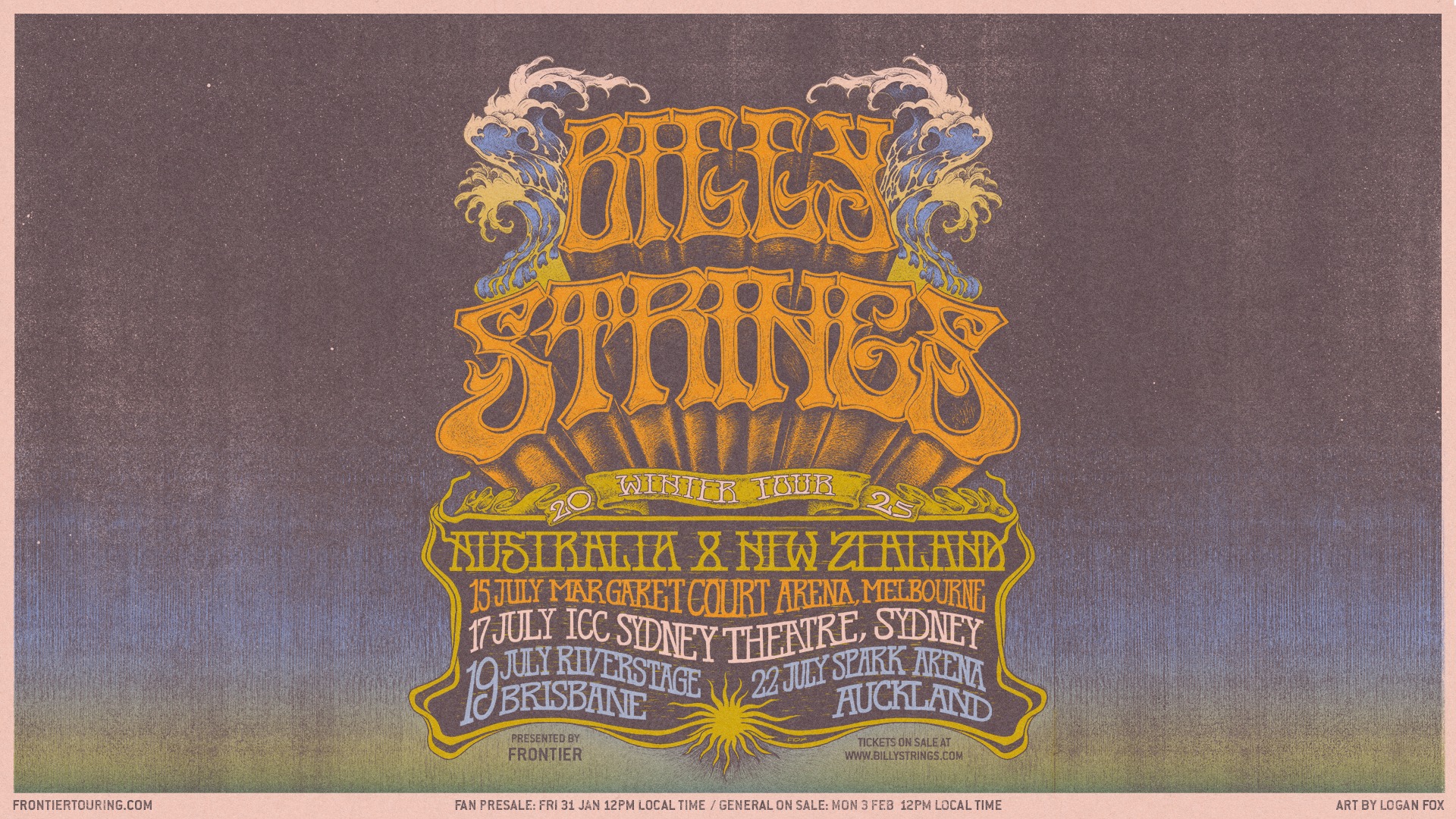 Strings Down Under: Billy Strings Announces Debut Aussie-Kiwi Shows