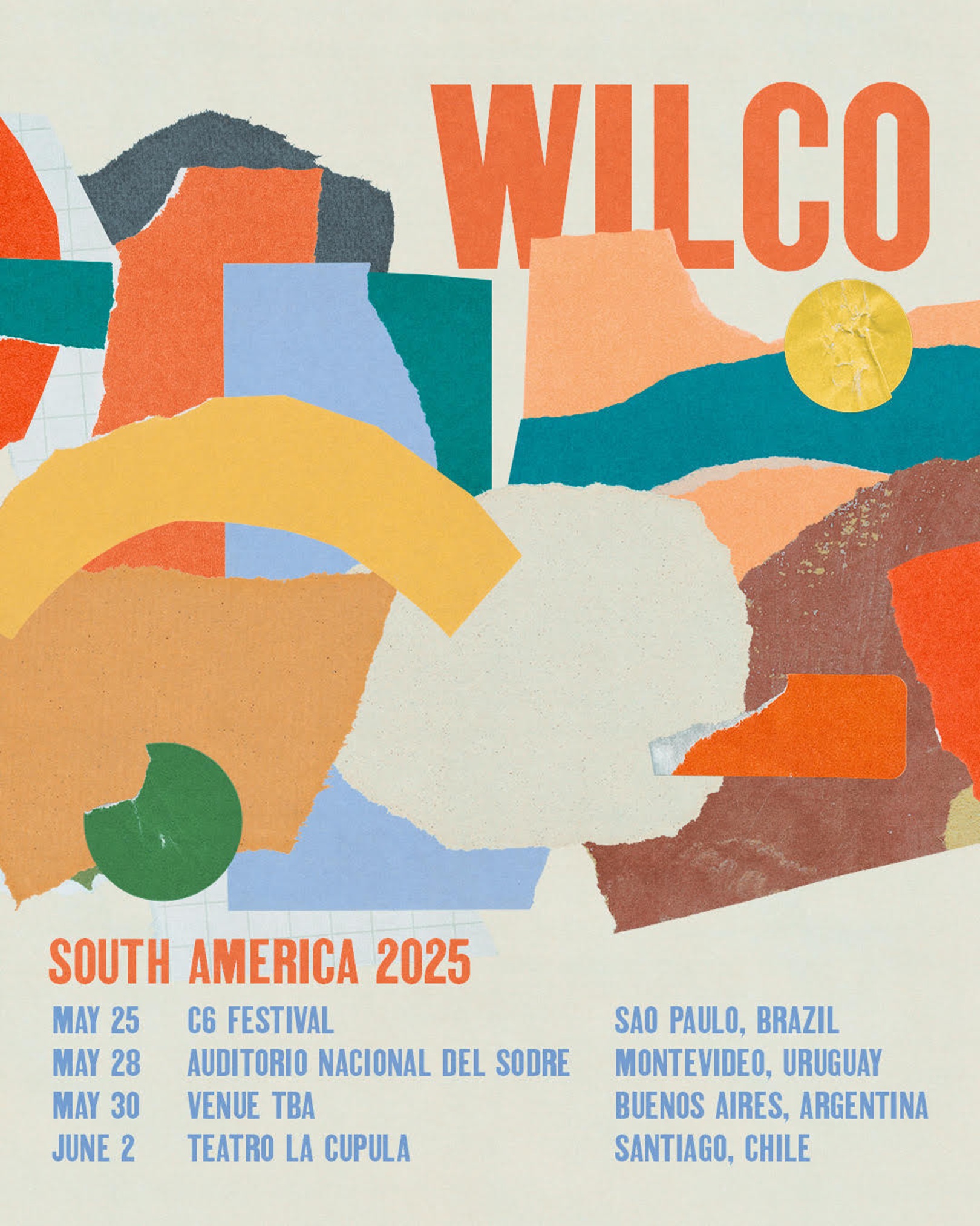 WILCO ANNOUNCES 2025 TOUR DATES