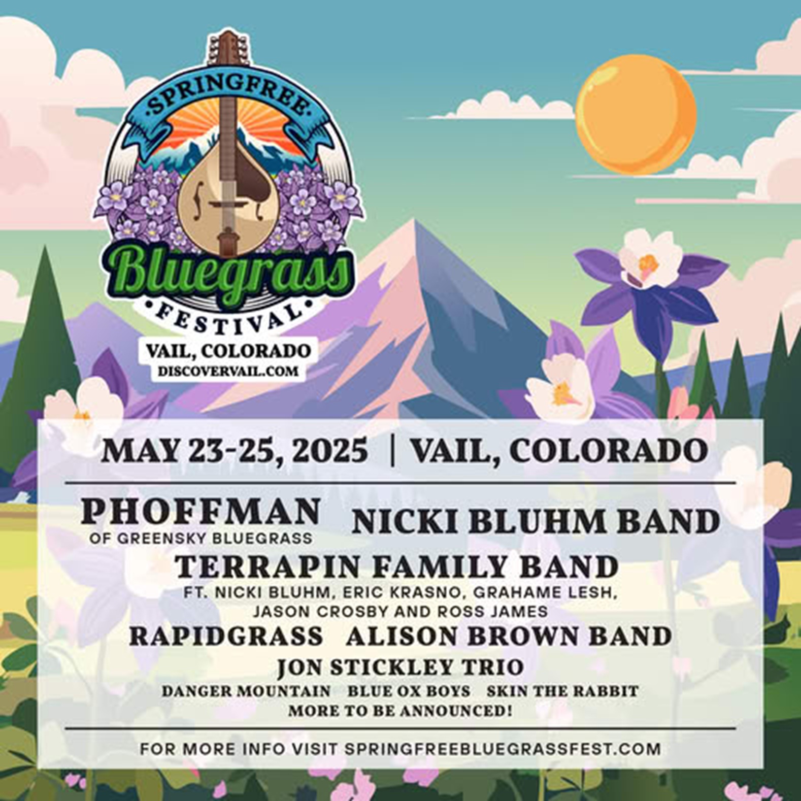 Springfree Bluegrass Festival to Bring Top-Tier Talent to Vail, Colorado