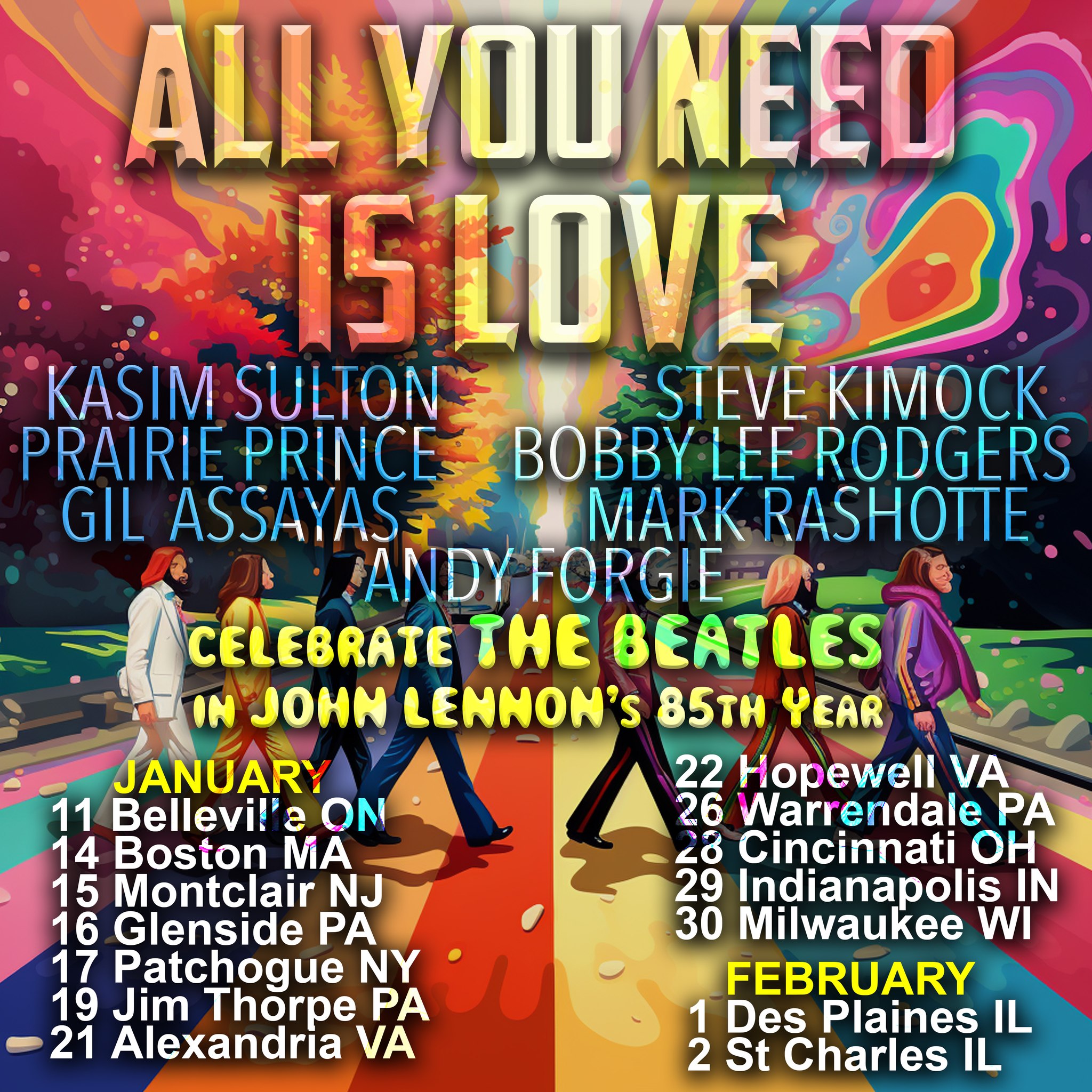 The Beatles Experience Returns: “All You Need Is Love” Announces 2025 Tour on John Lennon’s 84th Birthday