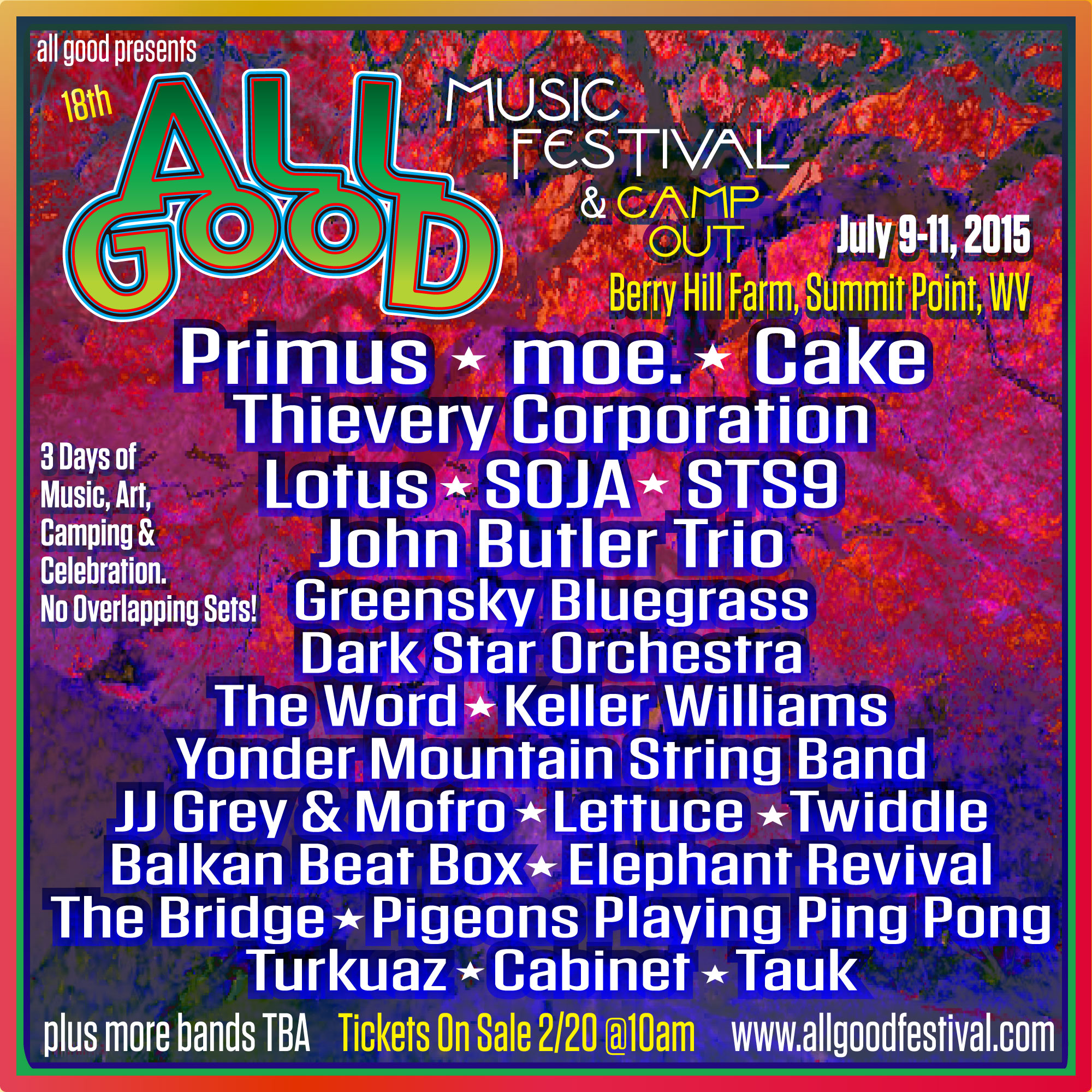 All Good Music Festival Announces Lineup Grateful Web