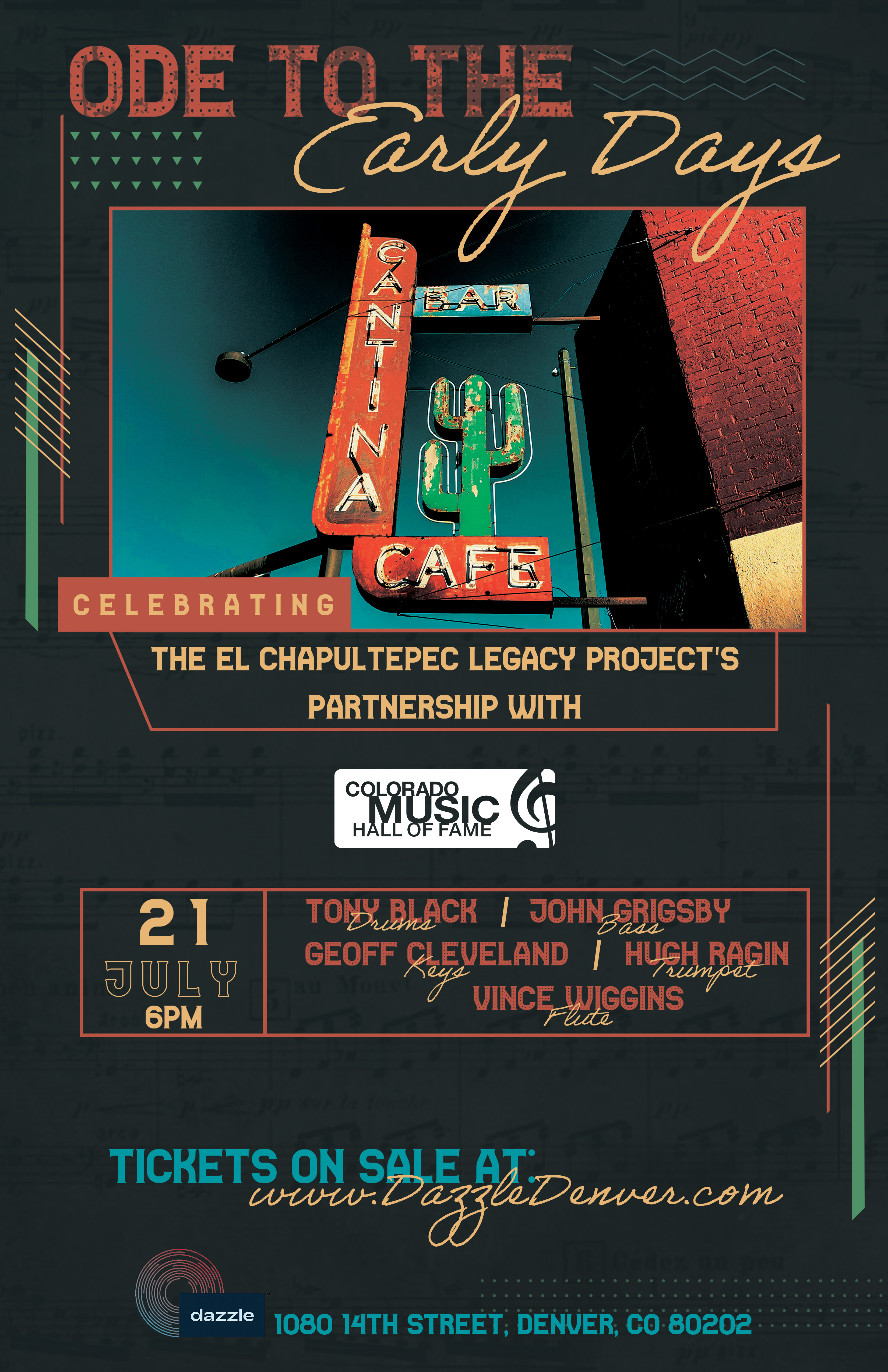 El Chapultepec and Colorado Music Hall of Fame Announce Partnership & Show at Dazzle