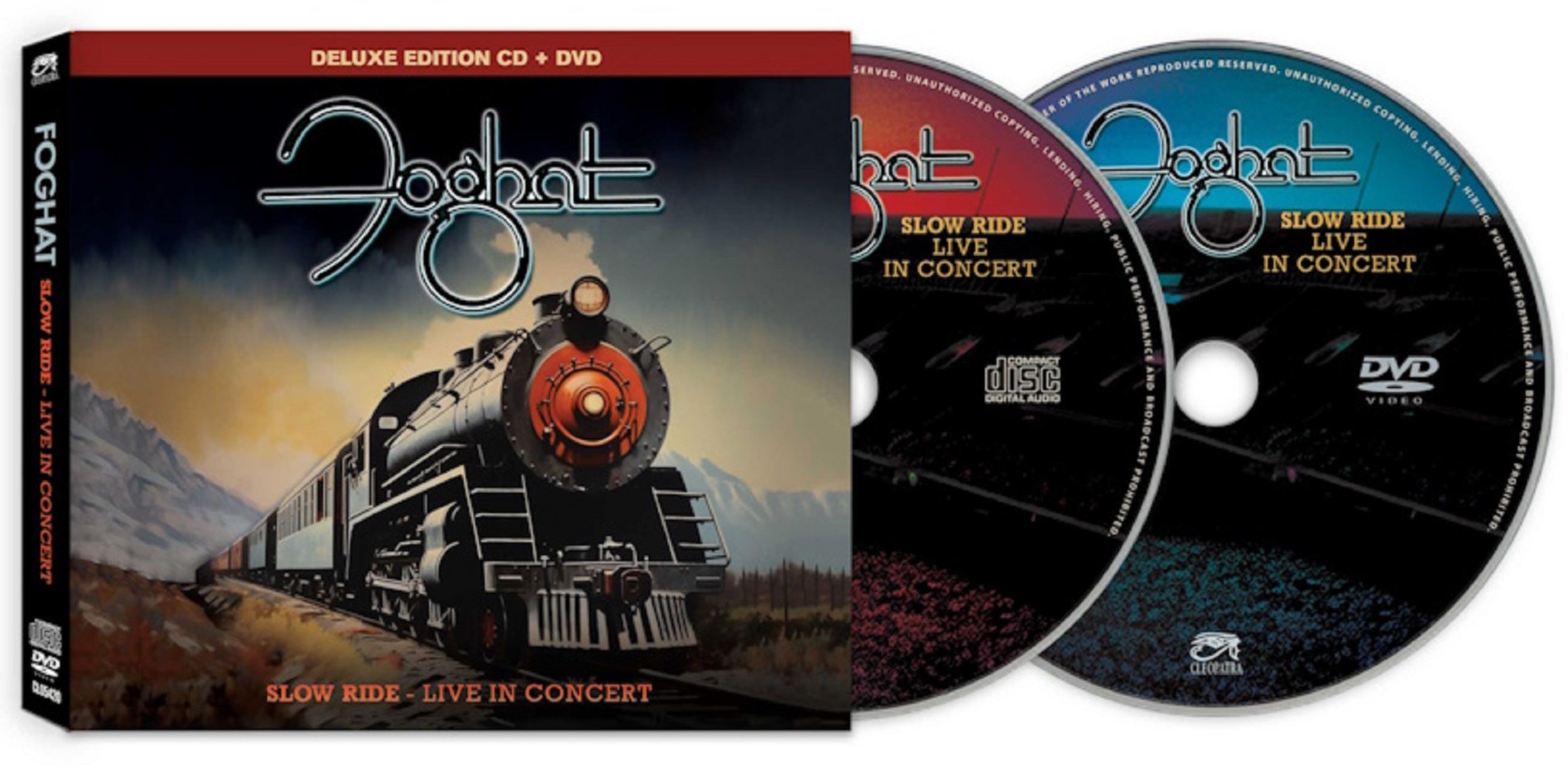 FOGHAT’s Iconic 1999 Live Performance Immortalized In CD/DVD Set SLOW RIDE - LIVE IN CONCERT!