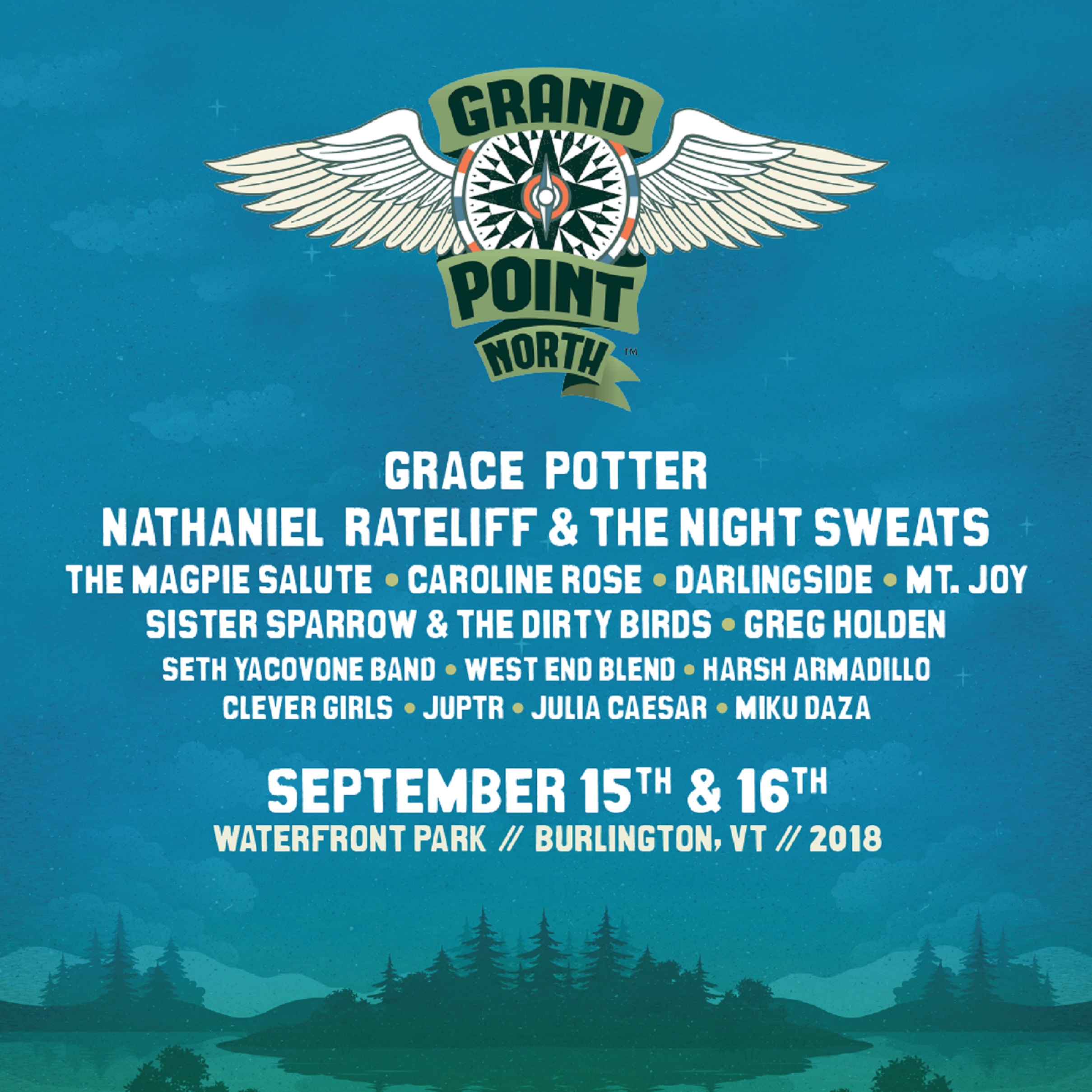 Grand Point North Festival Announces 2018 Lineup